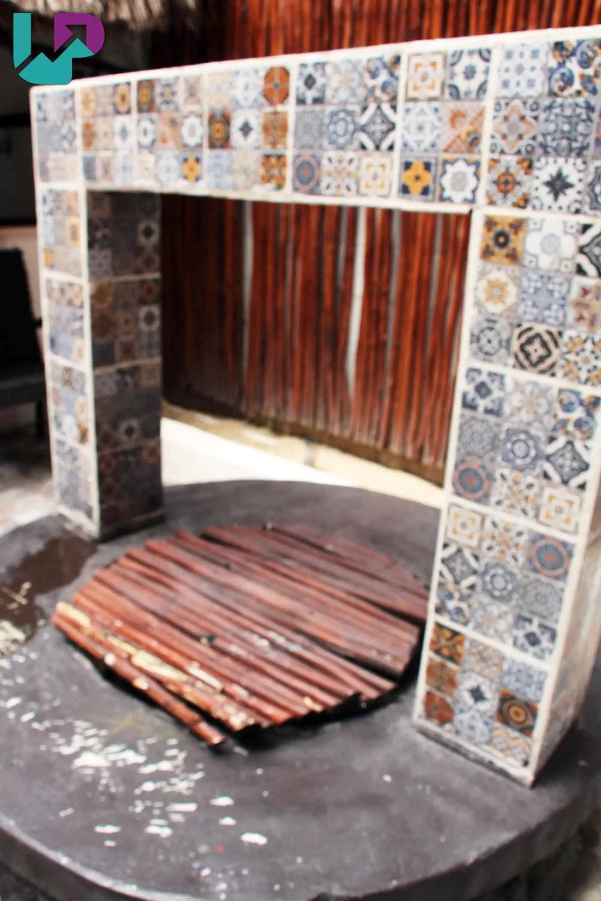 Decorative detail in Hotel Casa de luz Playa del Carmen