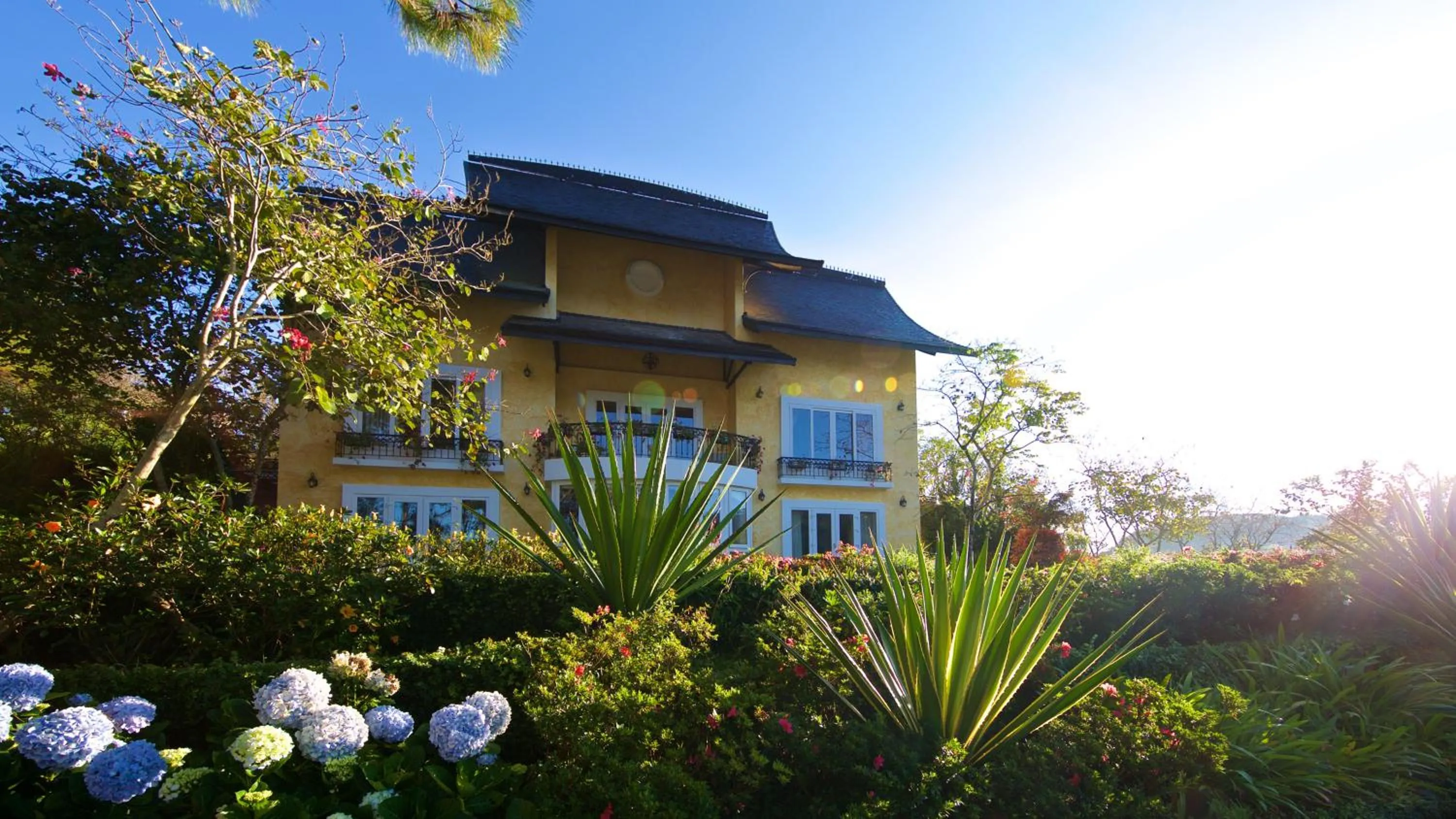 Garden view in Binh An Village Resort