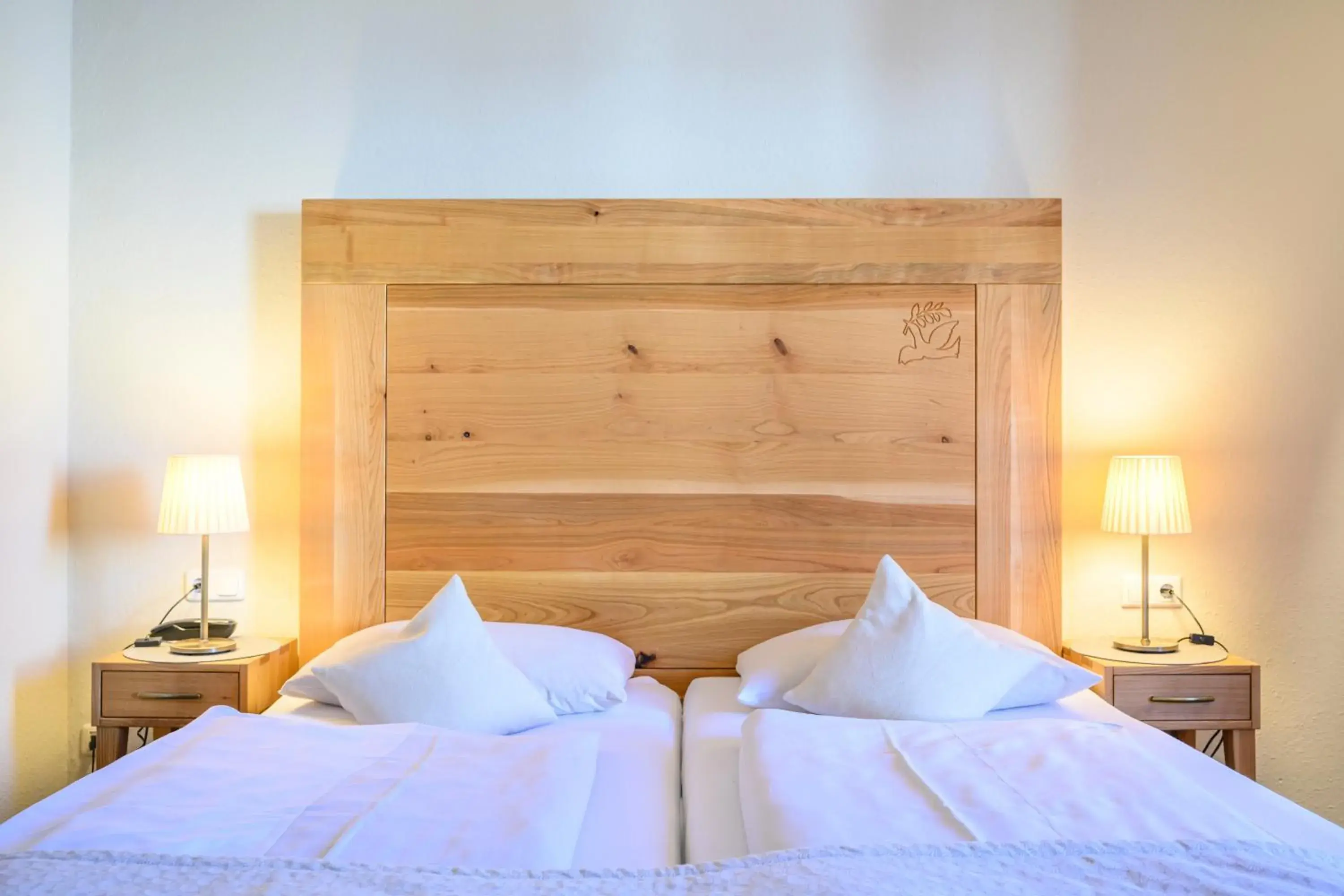 Photo of the whole room, Bed in Biohotel Garmischer Hof