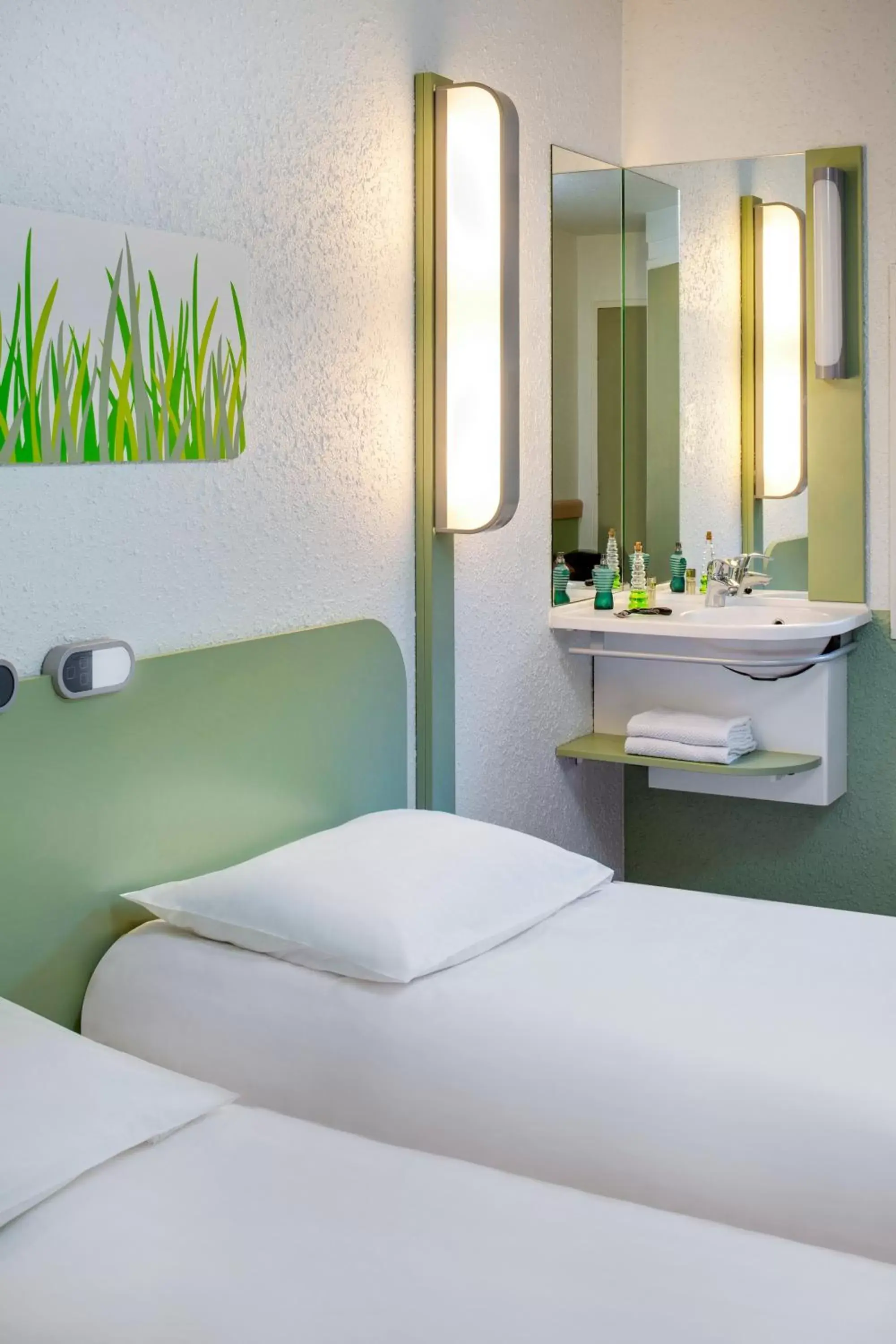 Twin Room in Hotel Ibis Budget Vichy Twin Room in Hotel Ibis Budget Vichy