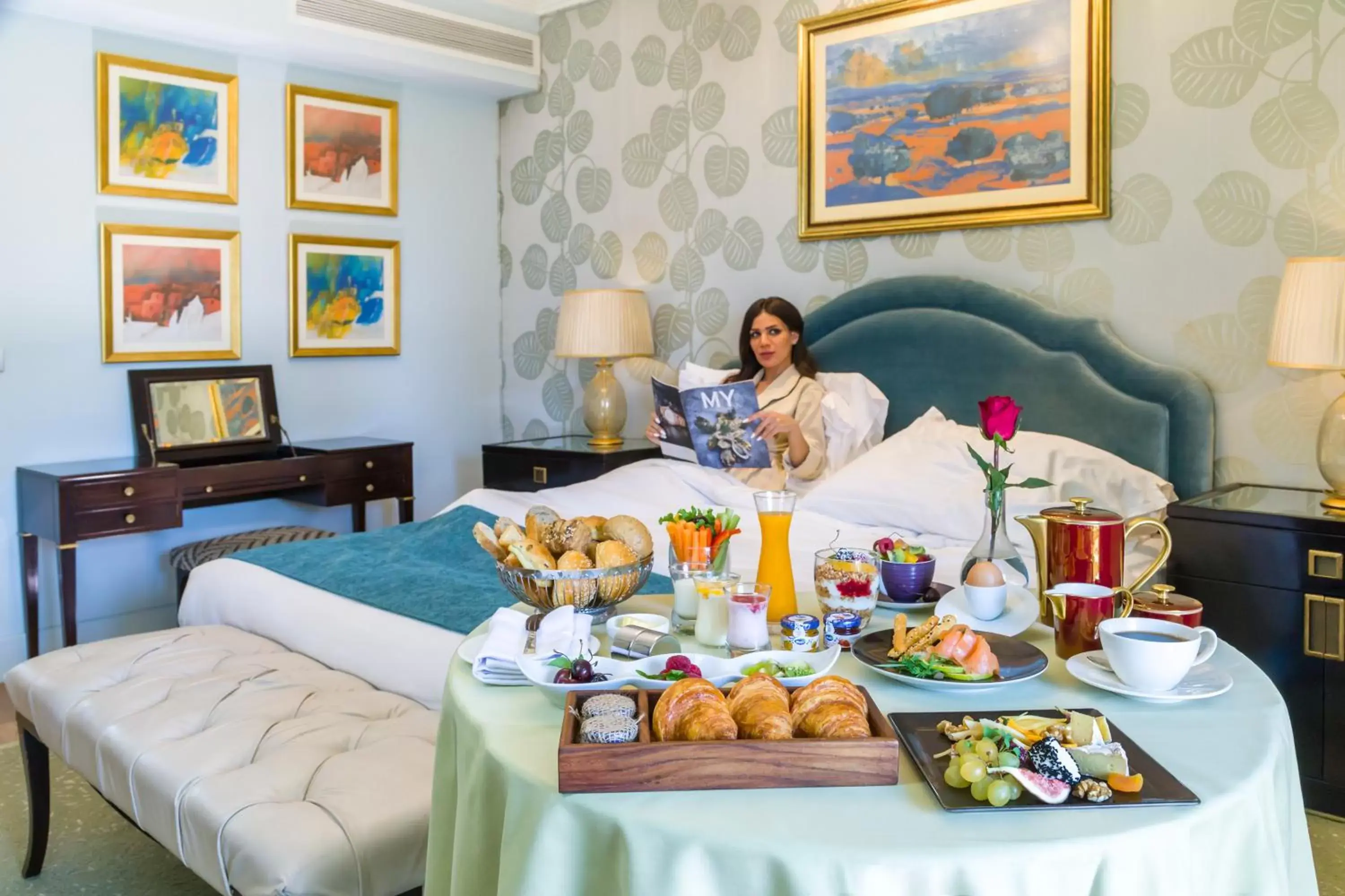 Breakfast in Kempinski Nile Hotel, Cairo