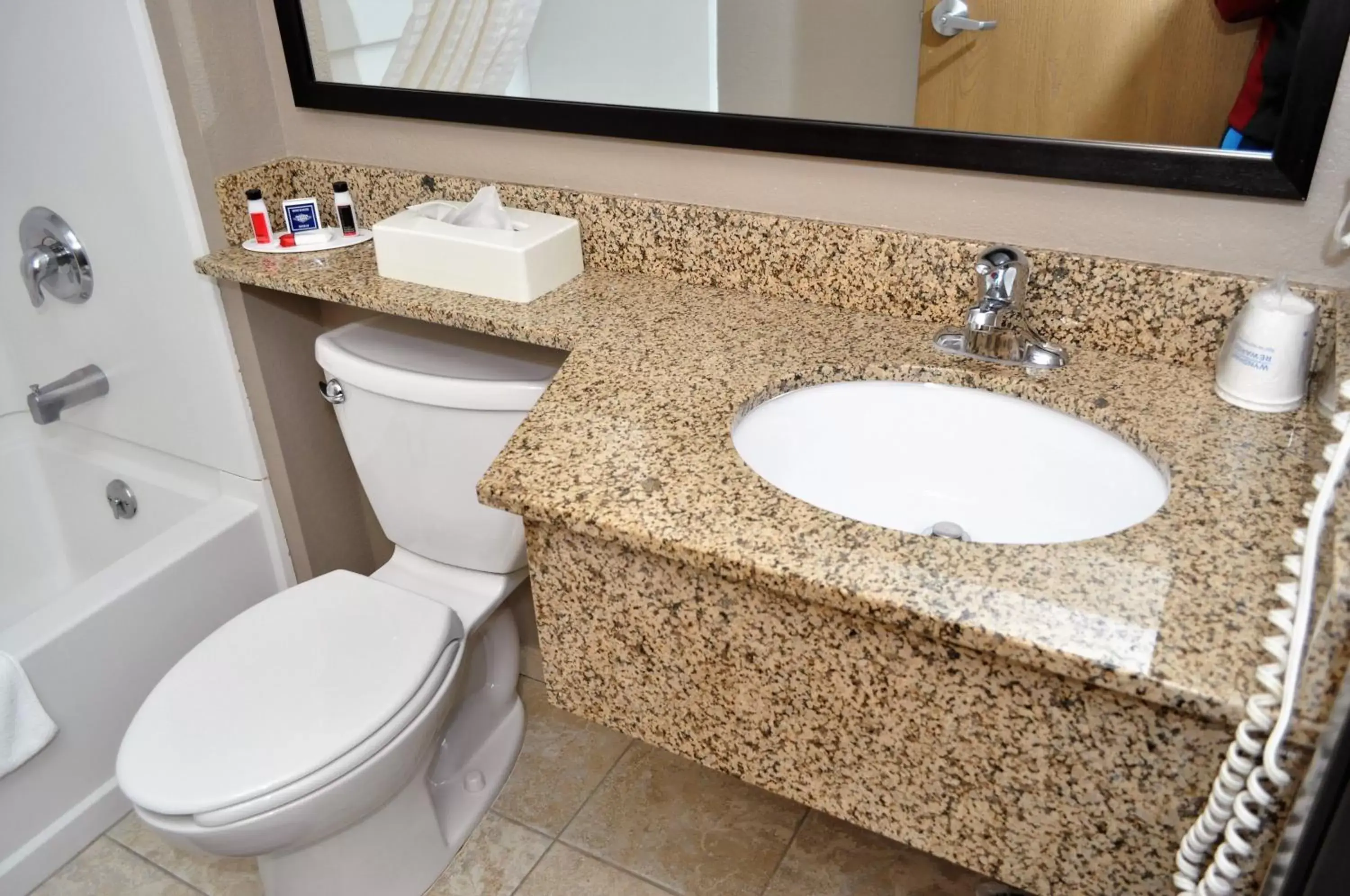 Bathroom in Super 8 by Wyndham Clearfield