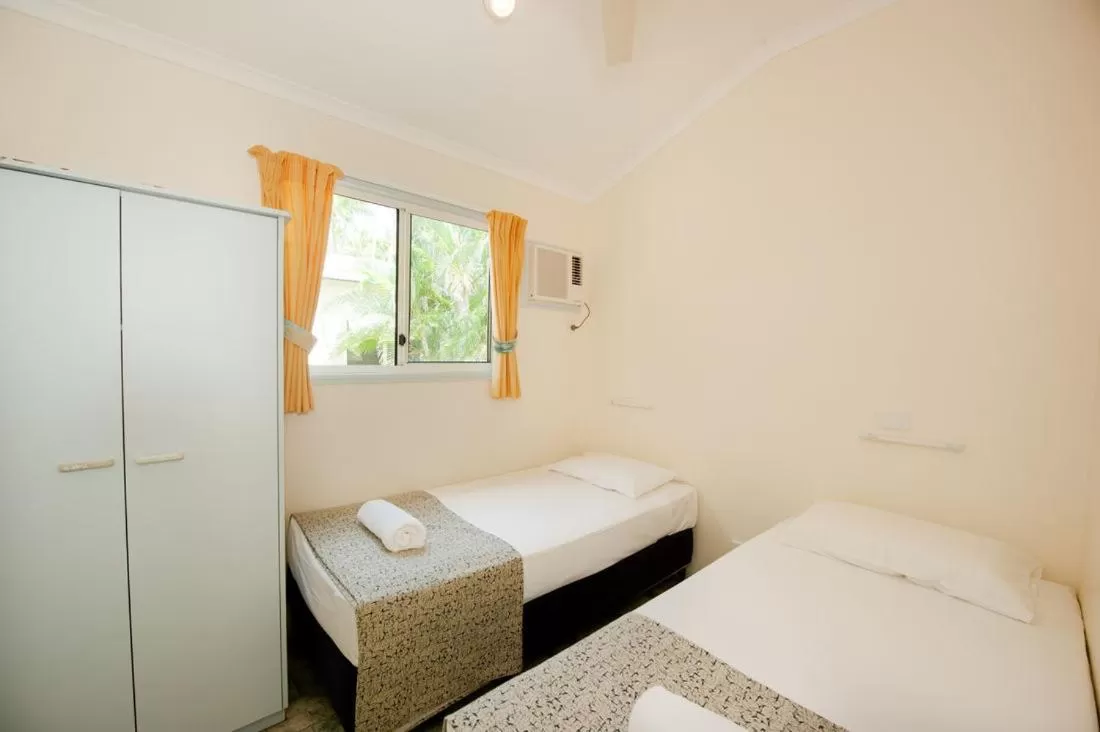 Bed in Ellis Beach Oceanfront Holiday Park