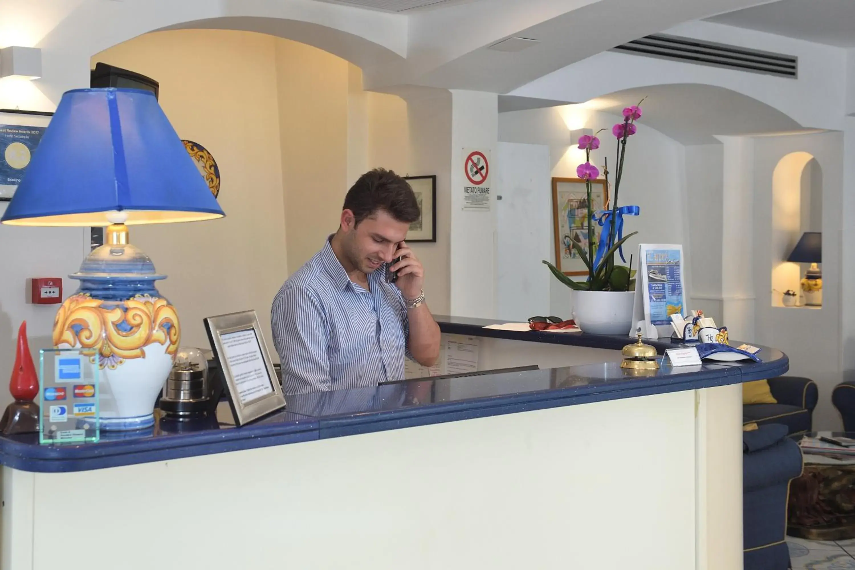 Lobby/Reception in Hotel Settebello