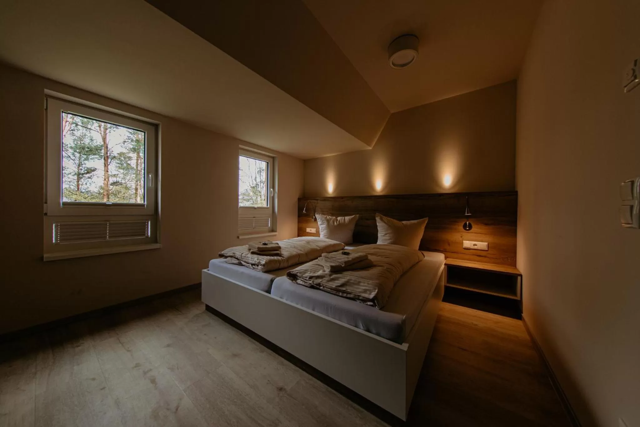 Bed in Bergpension Laasen Perle Rathen