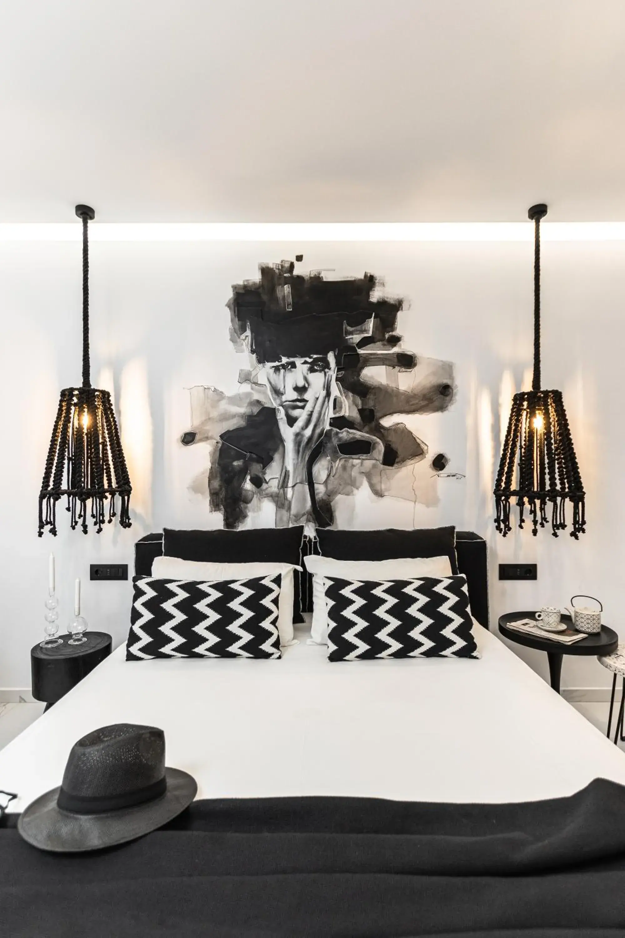 Bed in Hotel Palatia