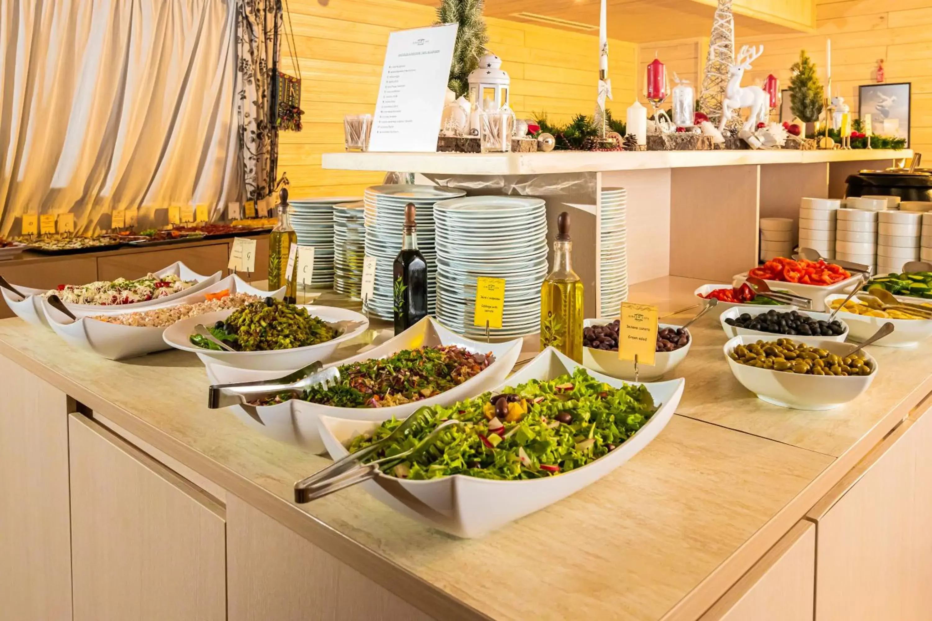 Dinner, Food in Green Life Resort Bansko
