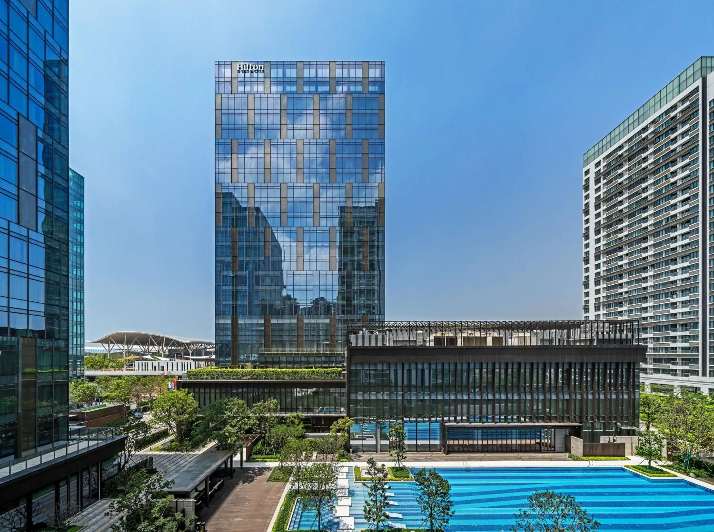 Property building in Hilton Shenzhen World Exhibition & Convention Center