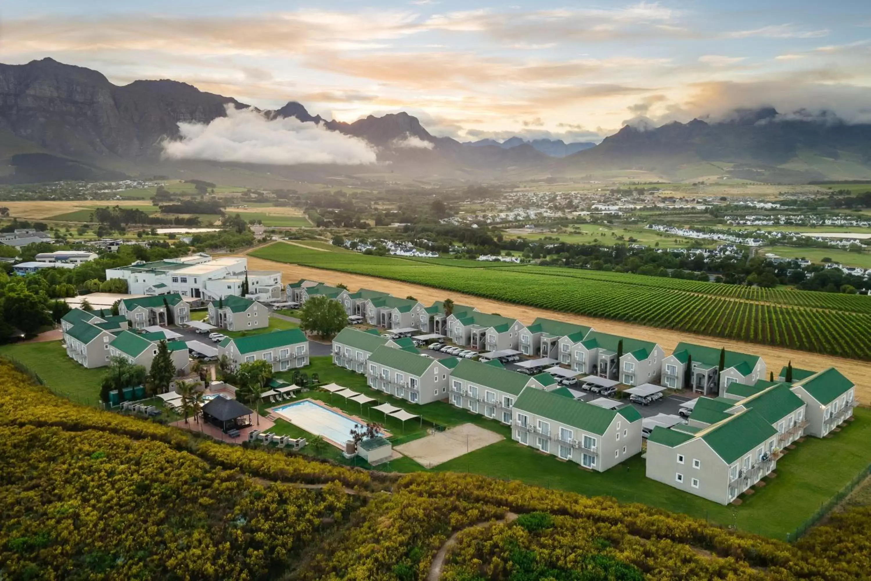 Property building, Bird's-eye View in Protea Hotel by Marriott Stellenbosch & Conference Centre