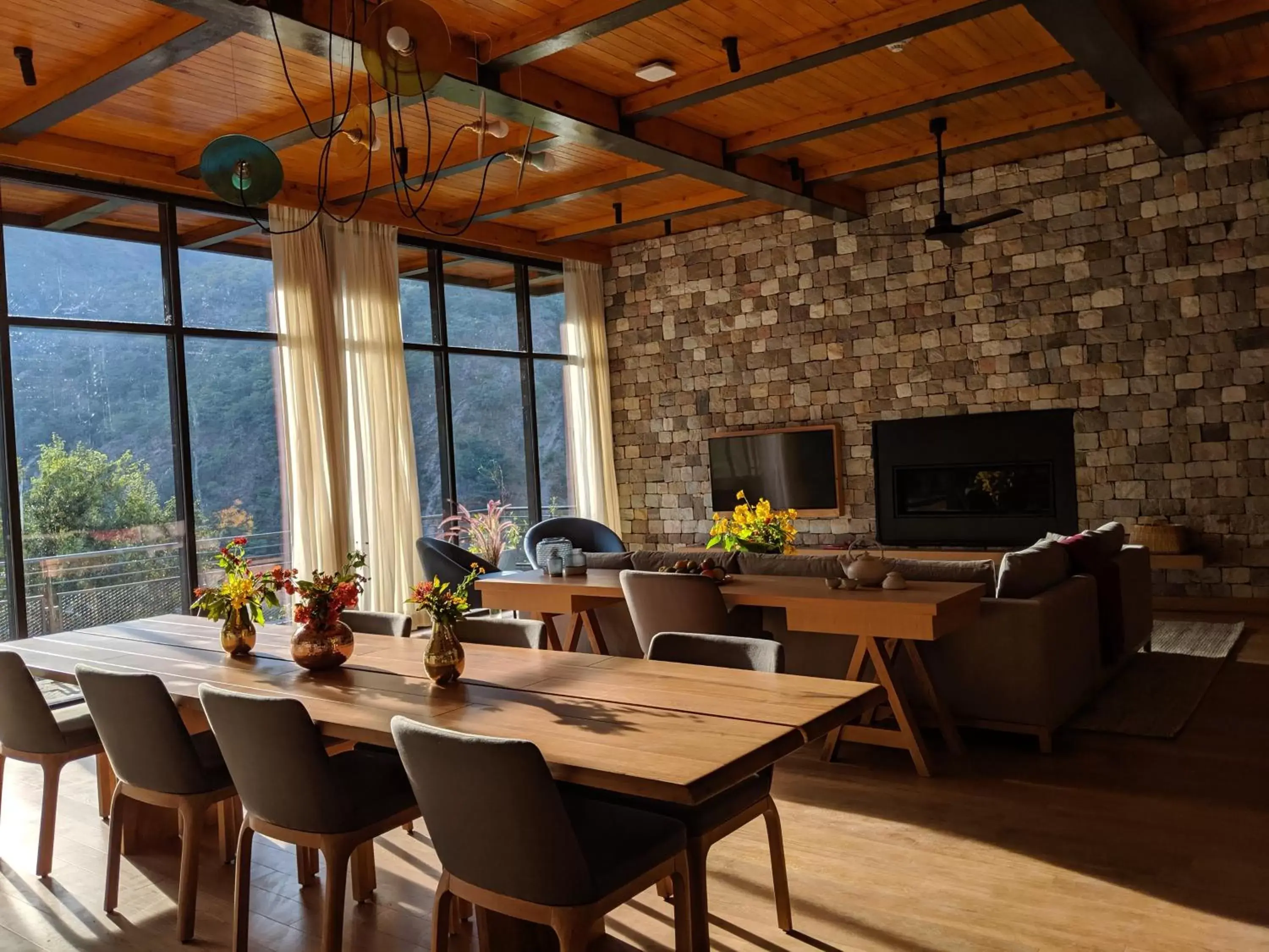 Living room, Dining Area in Taj Rishikesh Resort & Spa Uttarakhand
