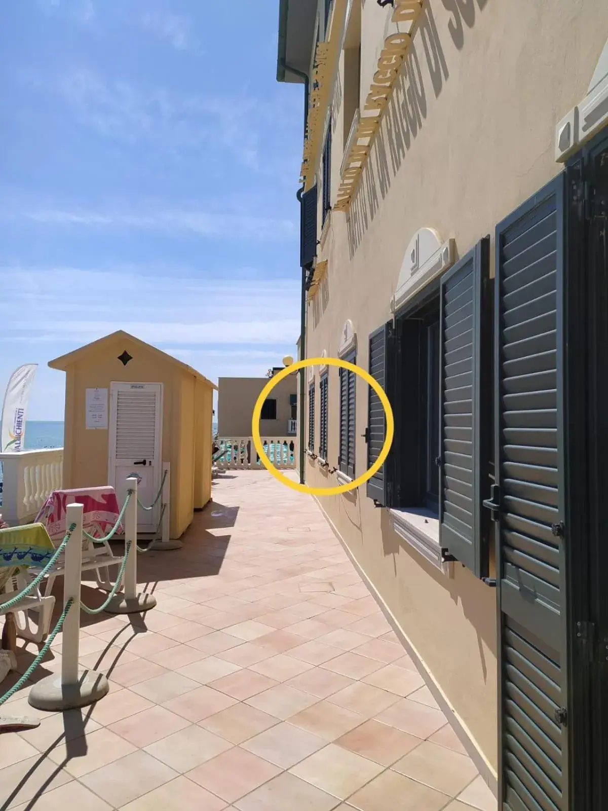 Property building in Hotel Il Brigantino