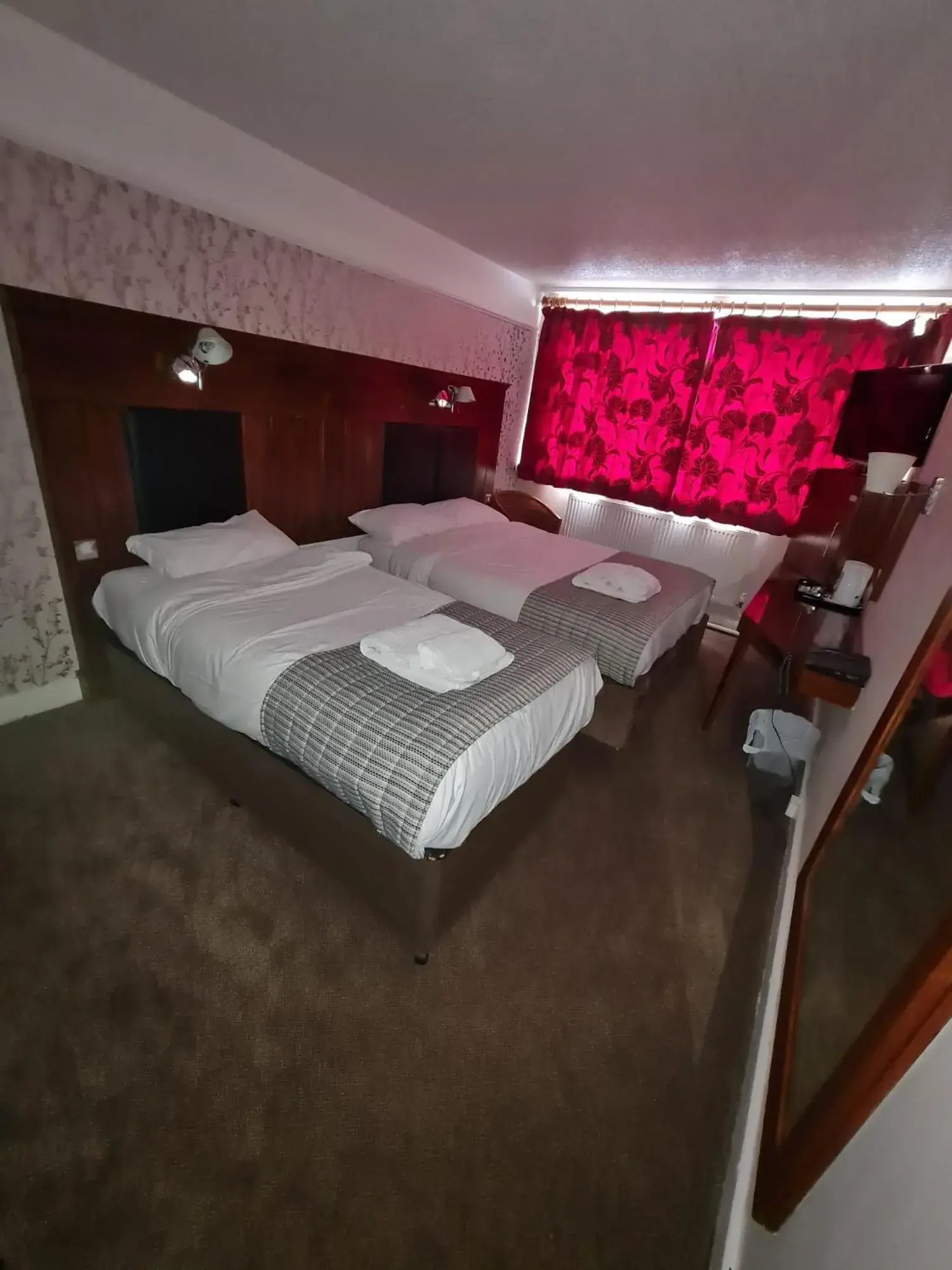 Bed in Hylands Hotel
