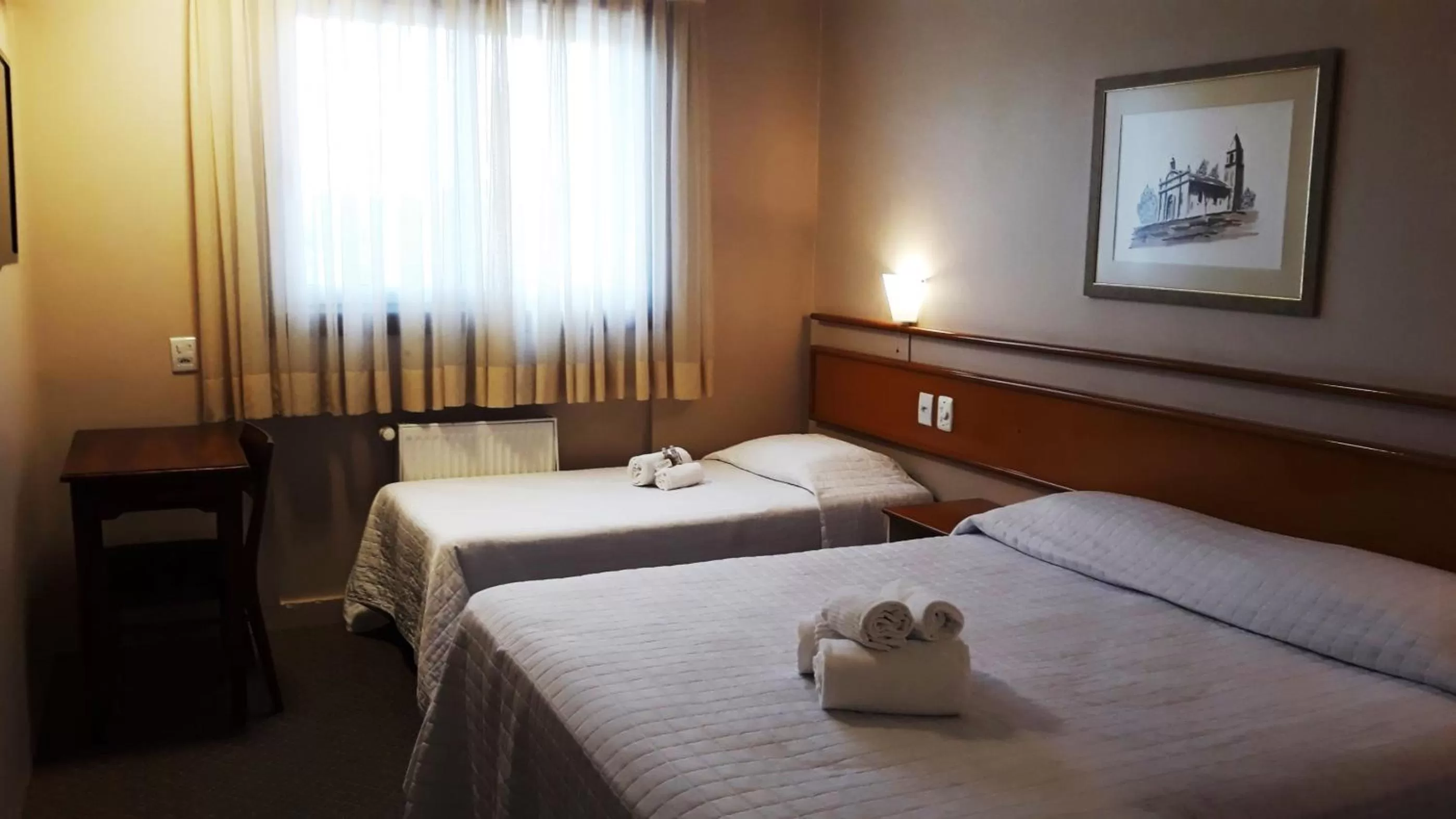 Bed in Farina Park Hotel