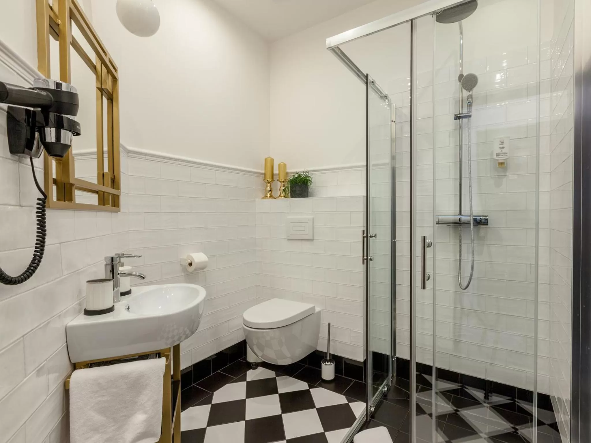 Bathroom in Golden Prague Rooms