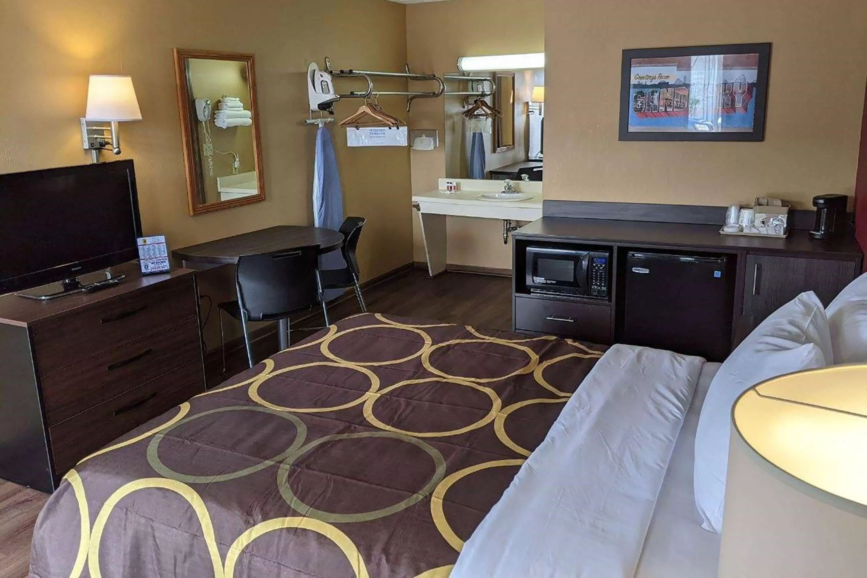 Photo of the whole room in Super 8 by Wyndham Sandusky