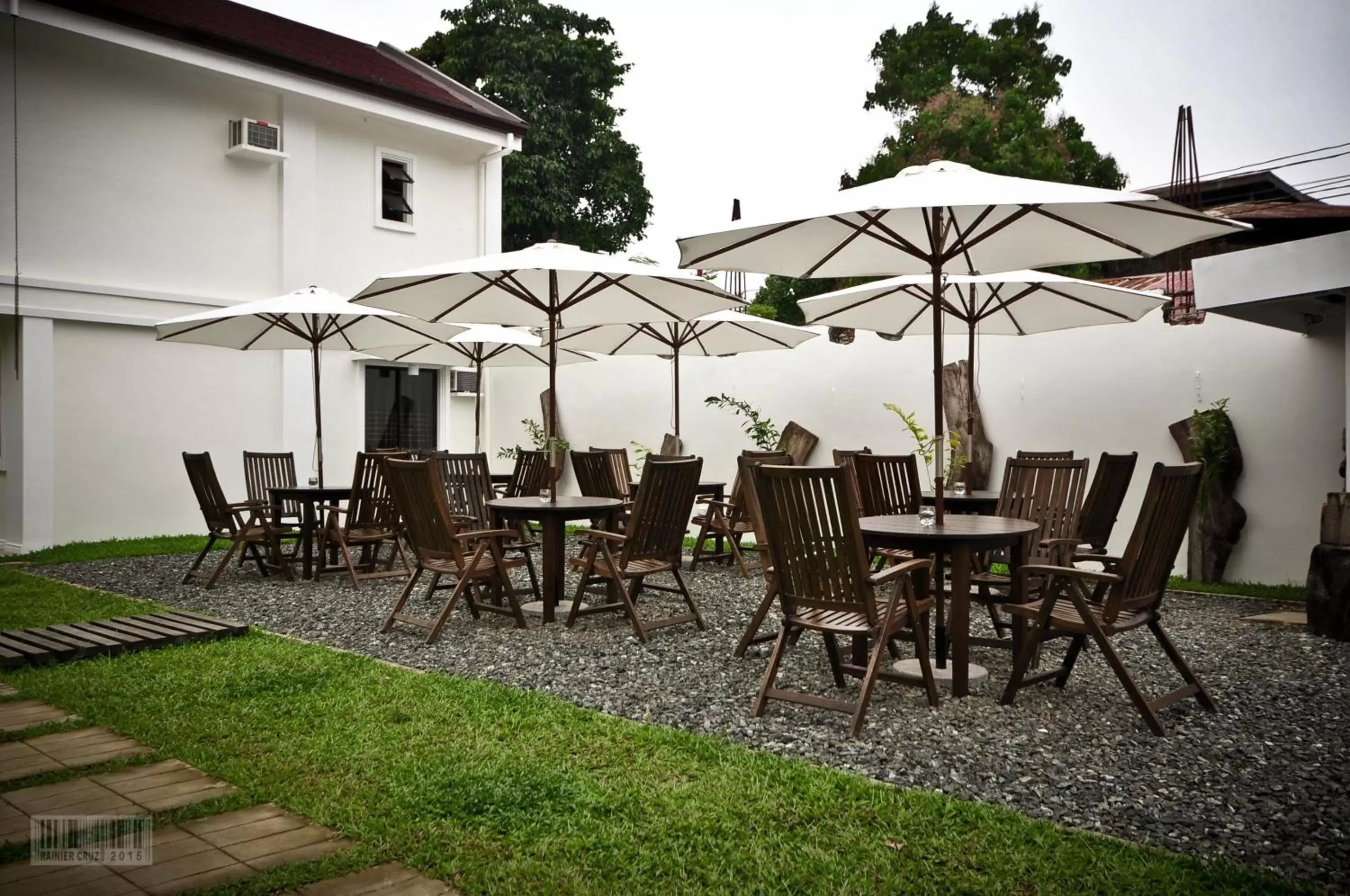 Patio in Cleon Villas Pension