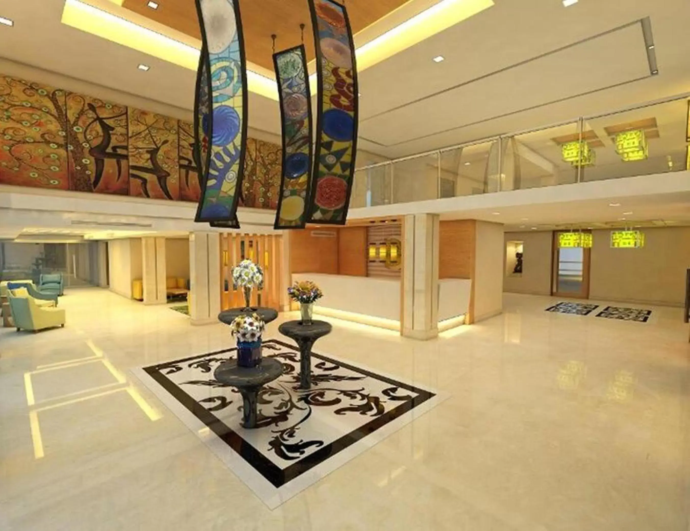 Lobby or reception in Lemon Tree Hotel Shimona Chennai Lobby or reception in Lemon Tree Hotel Shimona Chennai
