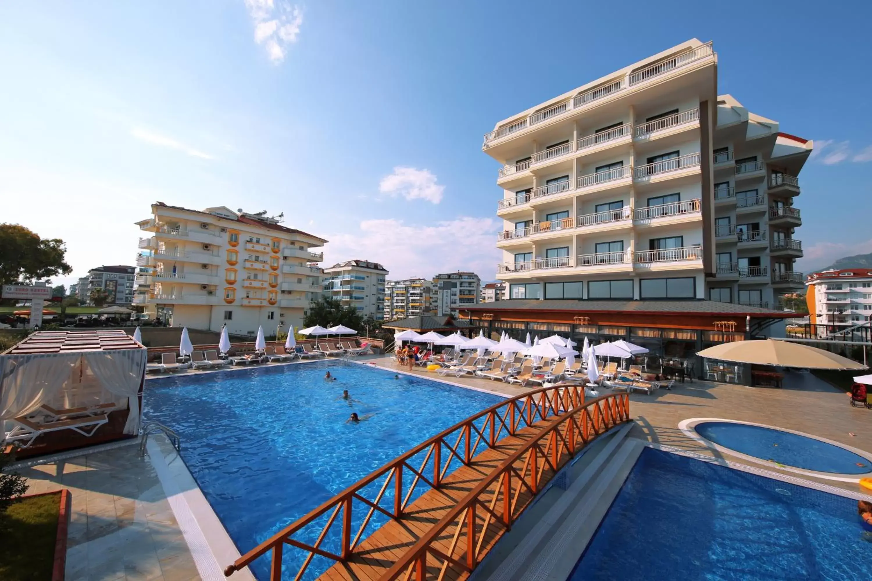 Property building, Swimming Pool in Sey Beach Hotel & Spa