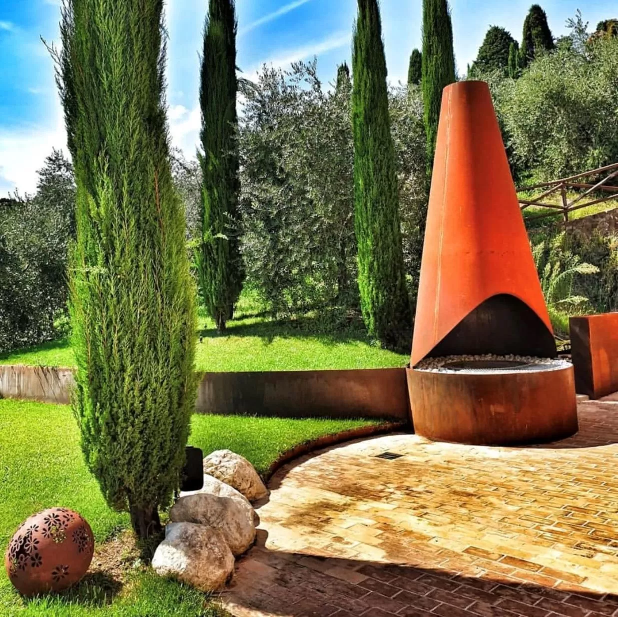 Garden in Borghetto San Biagio Relais Agriturismo