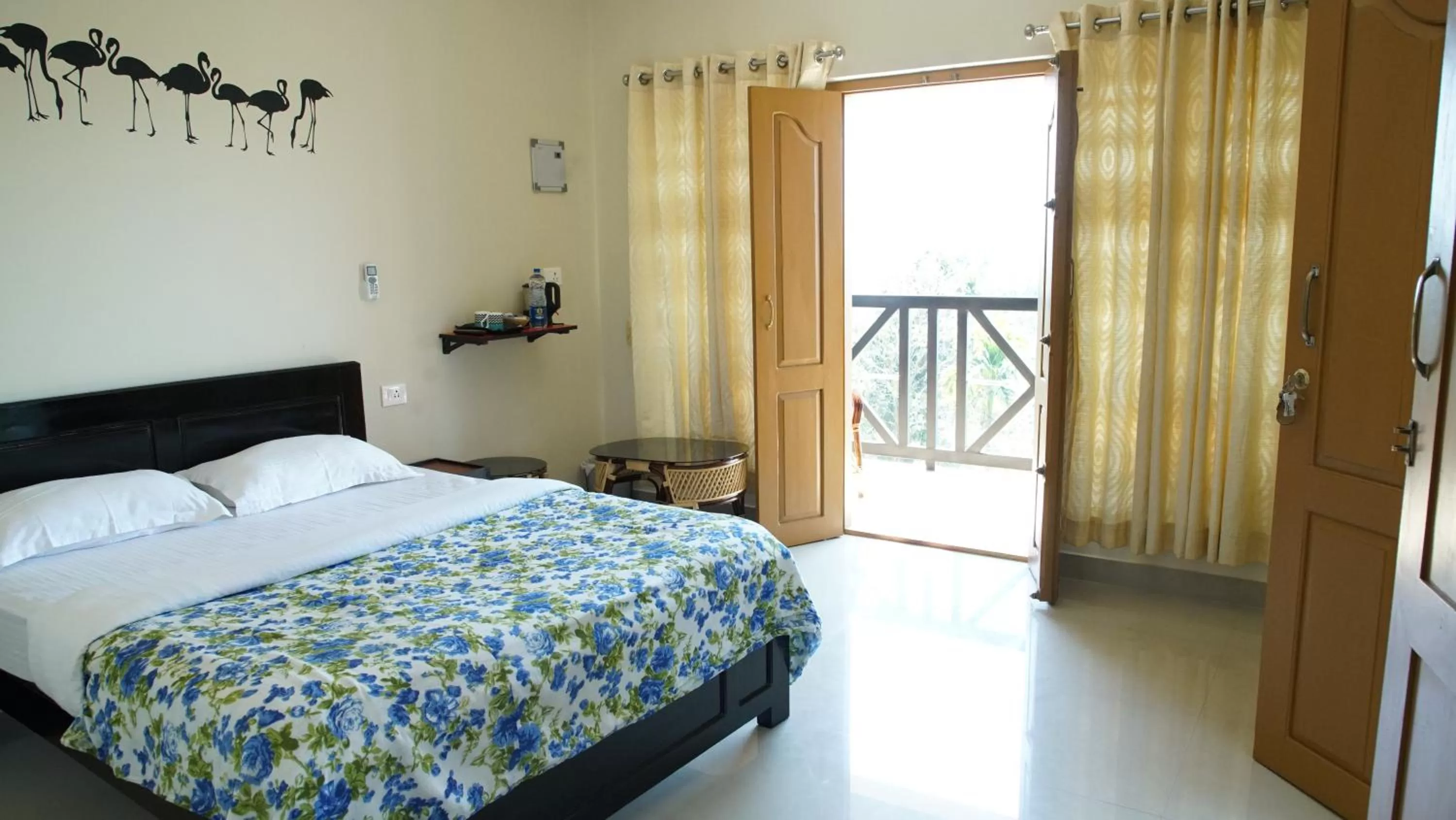 Bed in Woodrose Resort