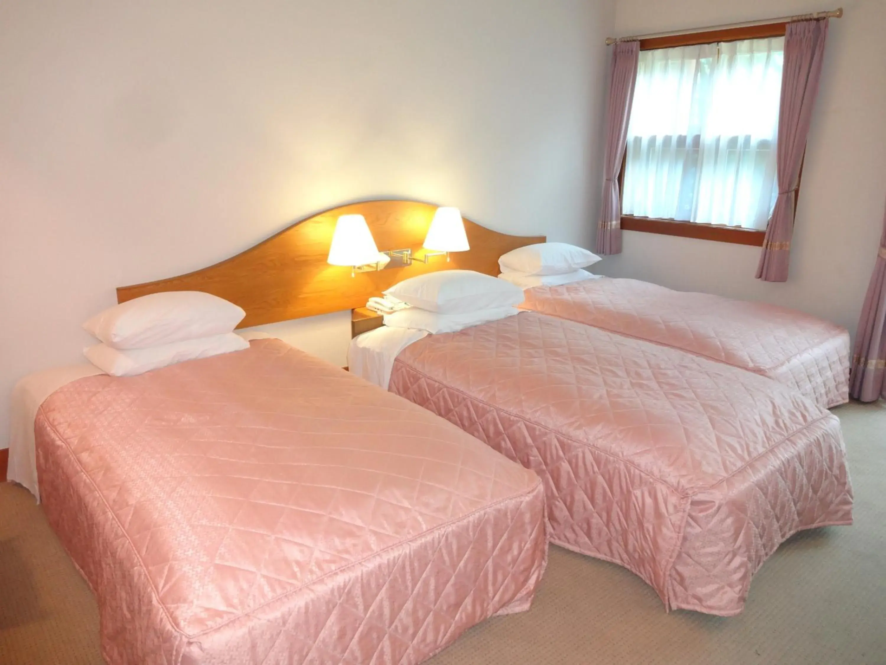 Bed in Chuzenji Kanaya Hotel
