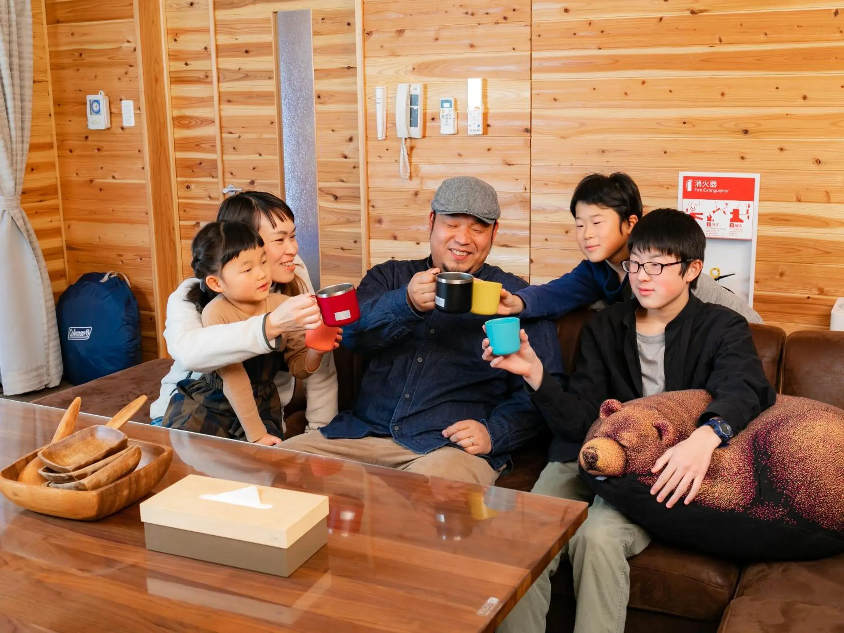 Photo of the whole room, Family in Matsue Forest Park