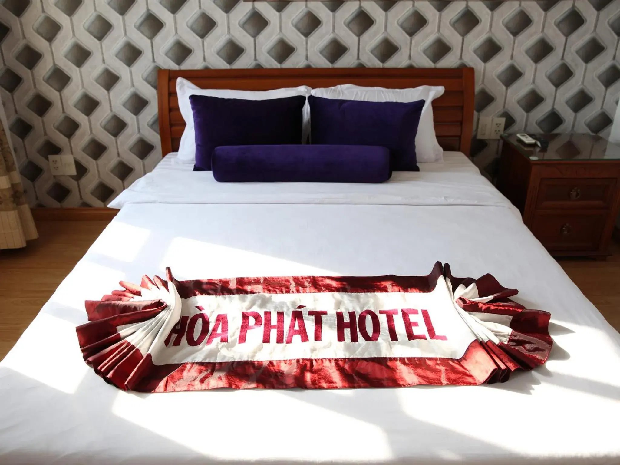 Bed in Hoa Phat Hotel & Apartment