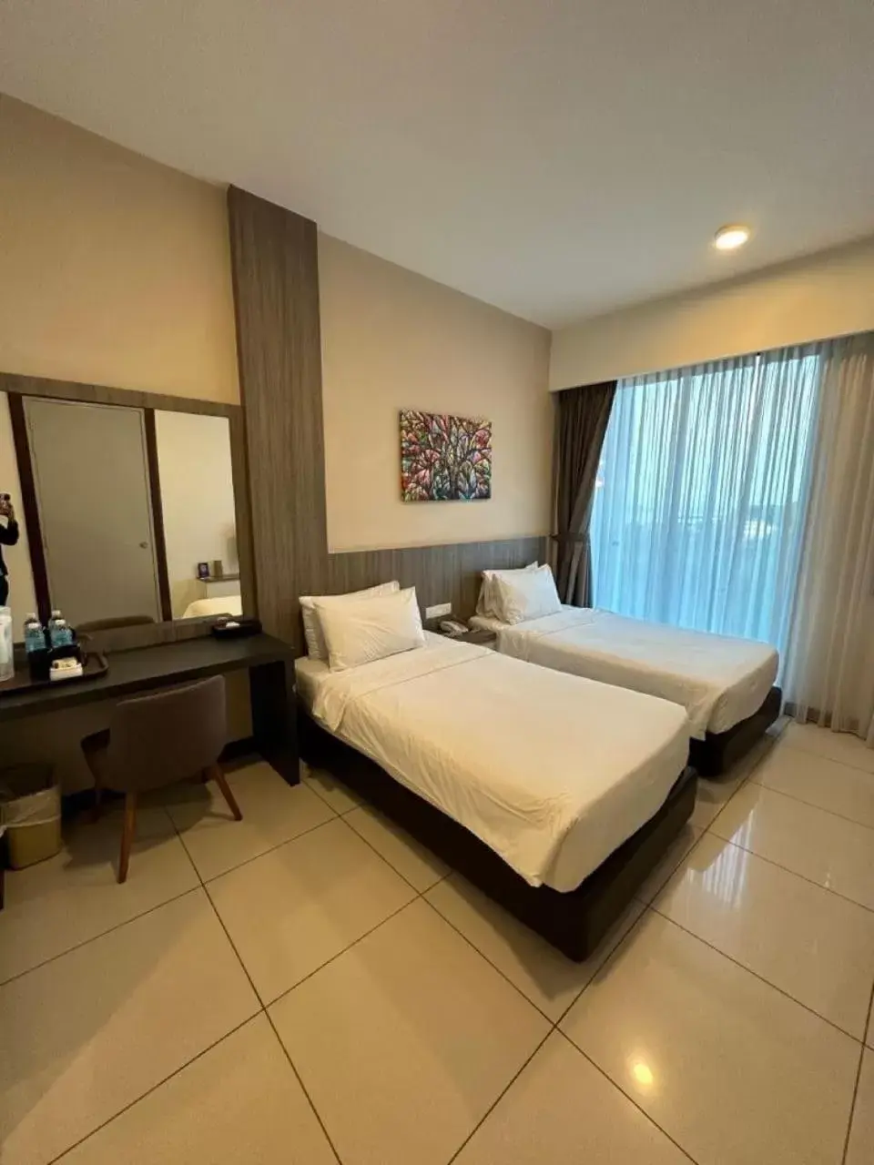 Bed in D'Wharf Hotel & Serviced Residence