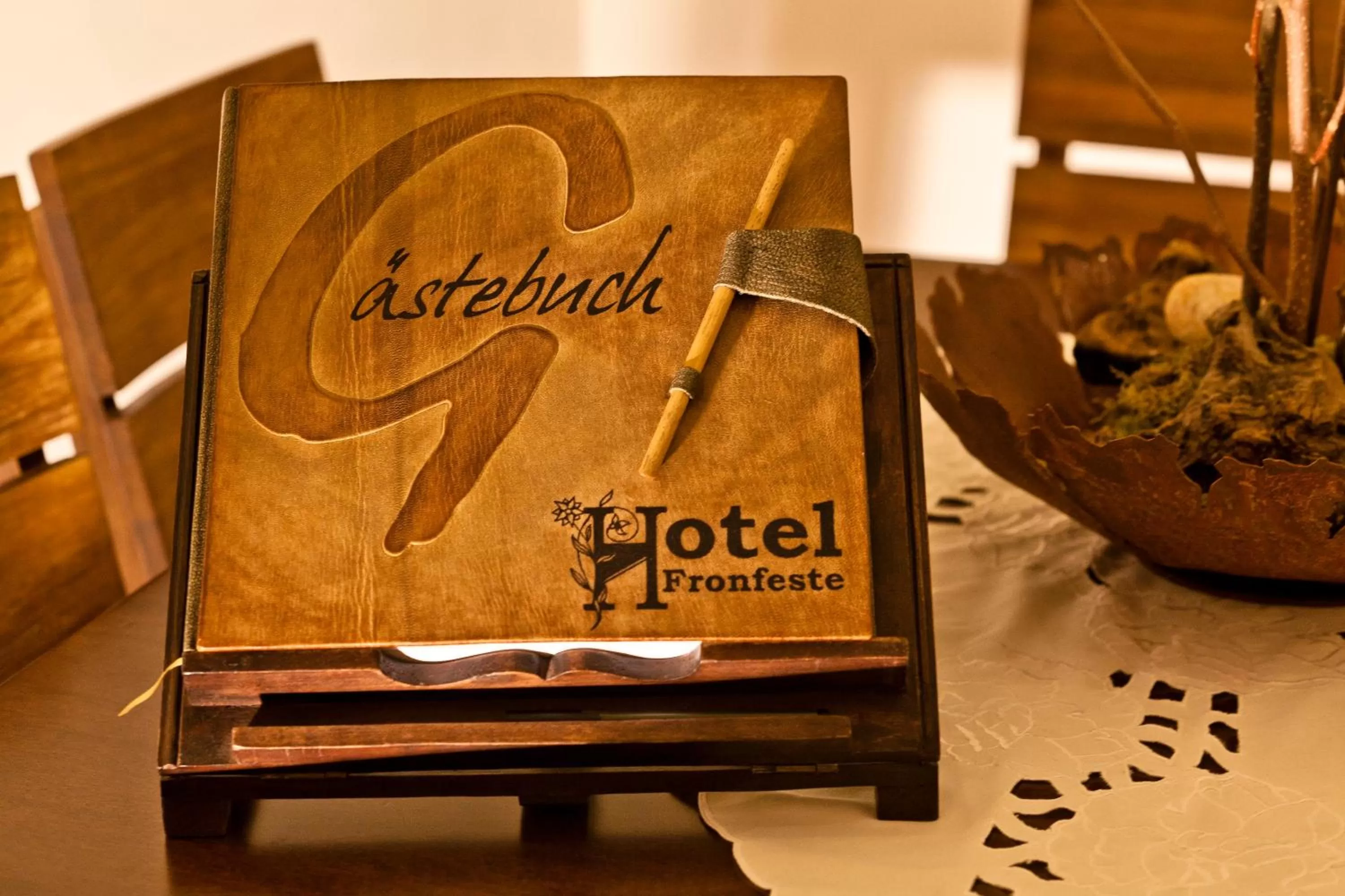 Decorative detail in Knast-Hotel Fronfeste