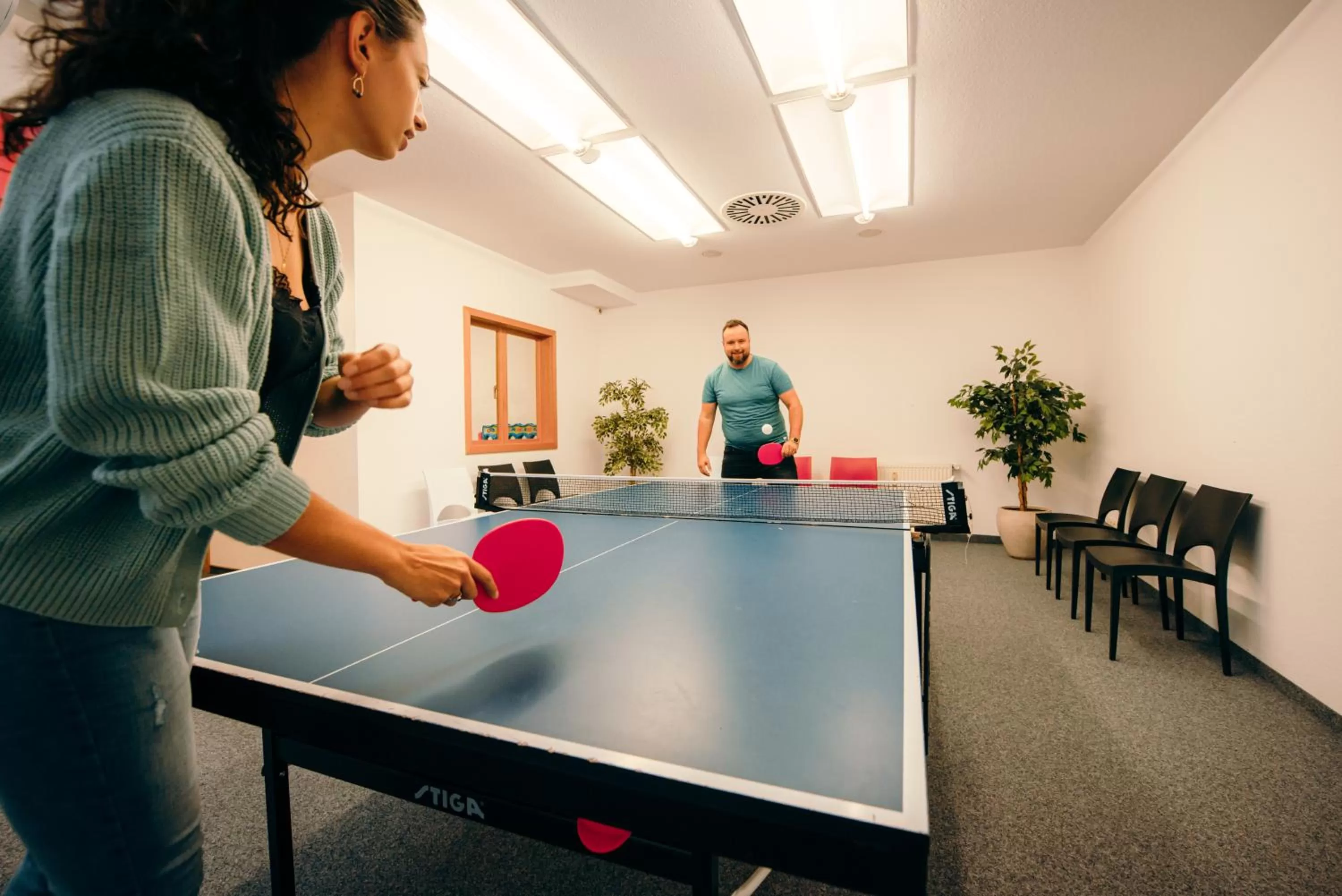 Table tennis in Familienhotel Kleinwalsertal