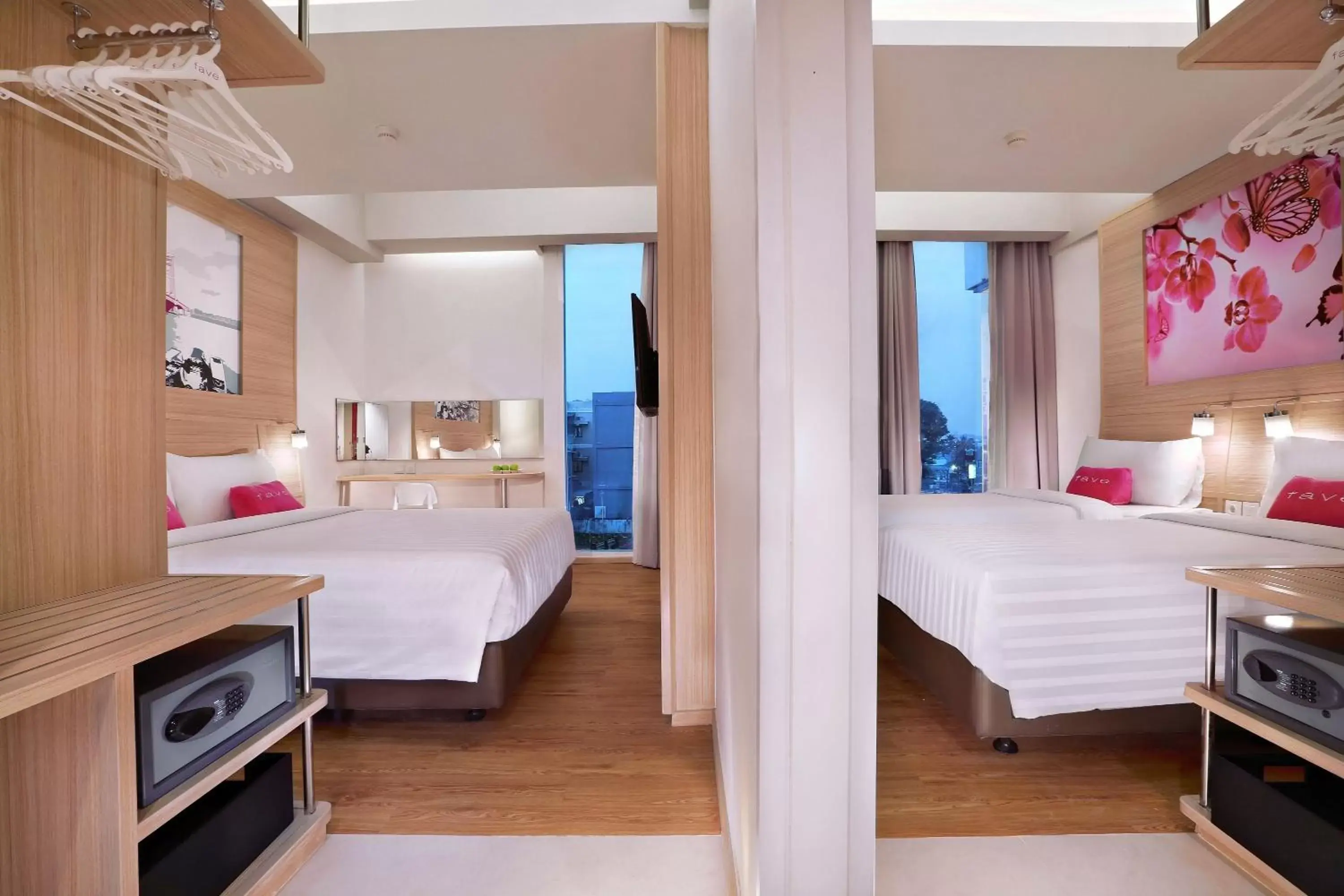 Bed in Fave Plus Hotel Palembang Bed in Fave Plus Hotel Palembang