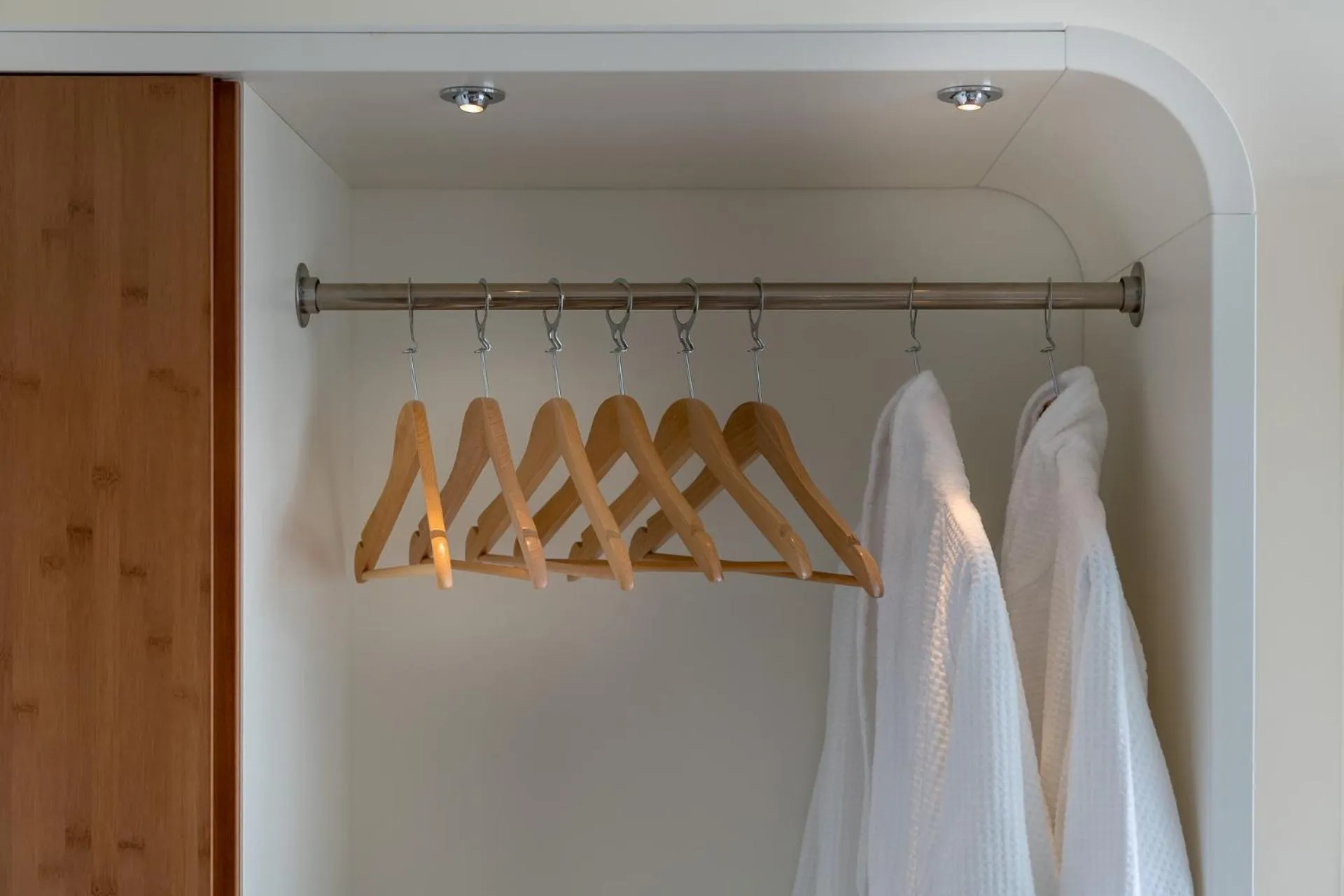 wardrobe in T-Suite Hotel