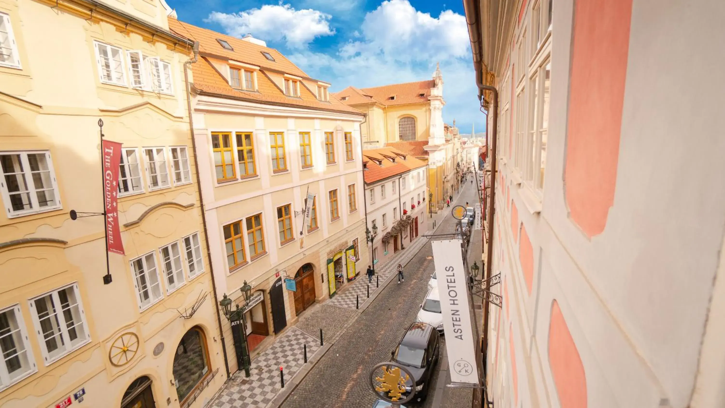 Street view in Hotel Golden Key Prague Castle