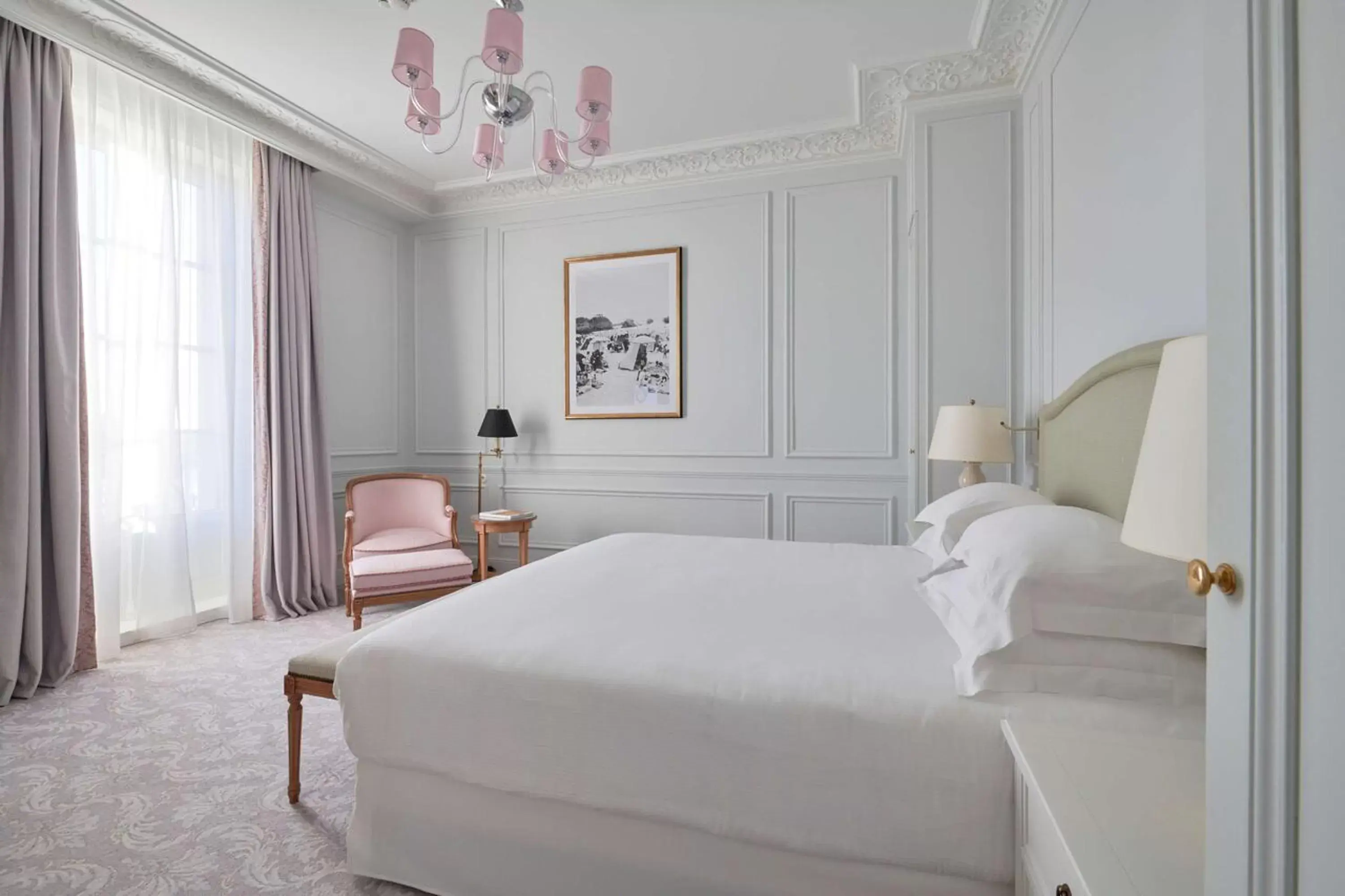 Photo of the whole room, Bed in Hôtel du Palais Biarritz, in The Unbound Collection by Hyatt