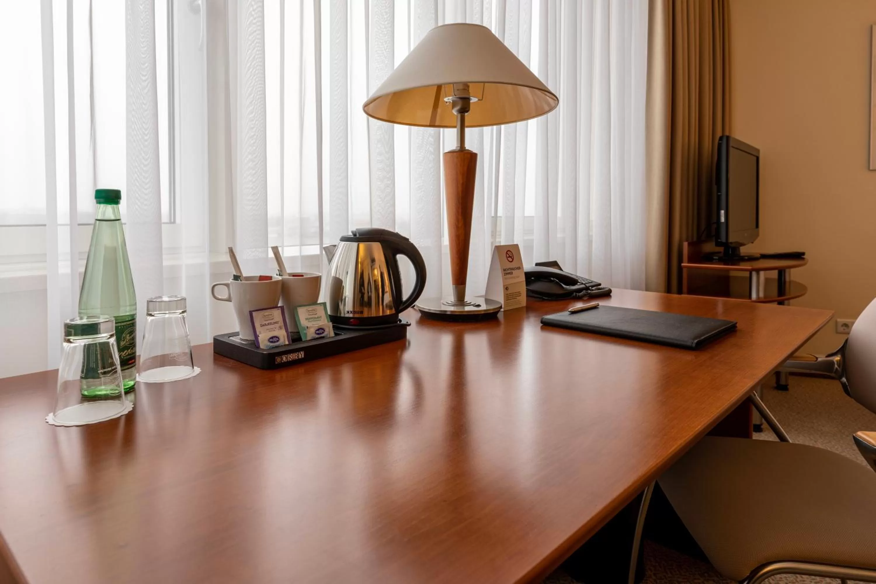 Coffee/tea facilities in Globana Airport Hotel