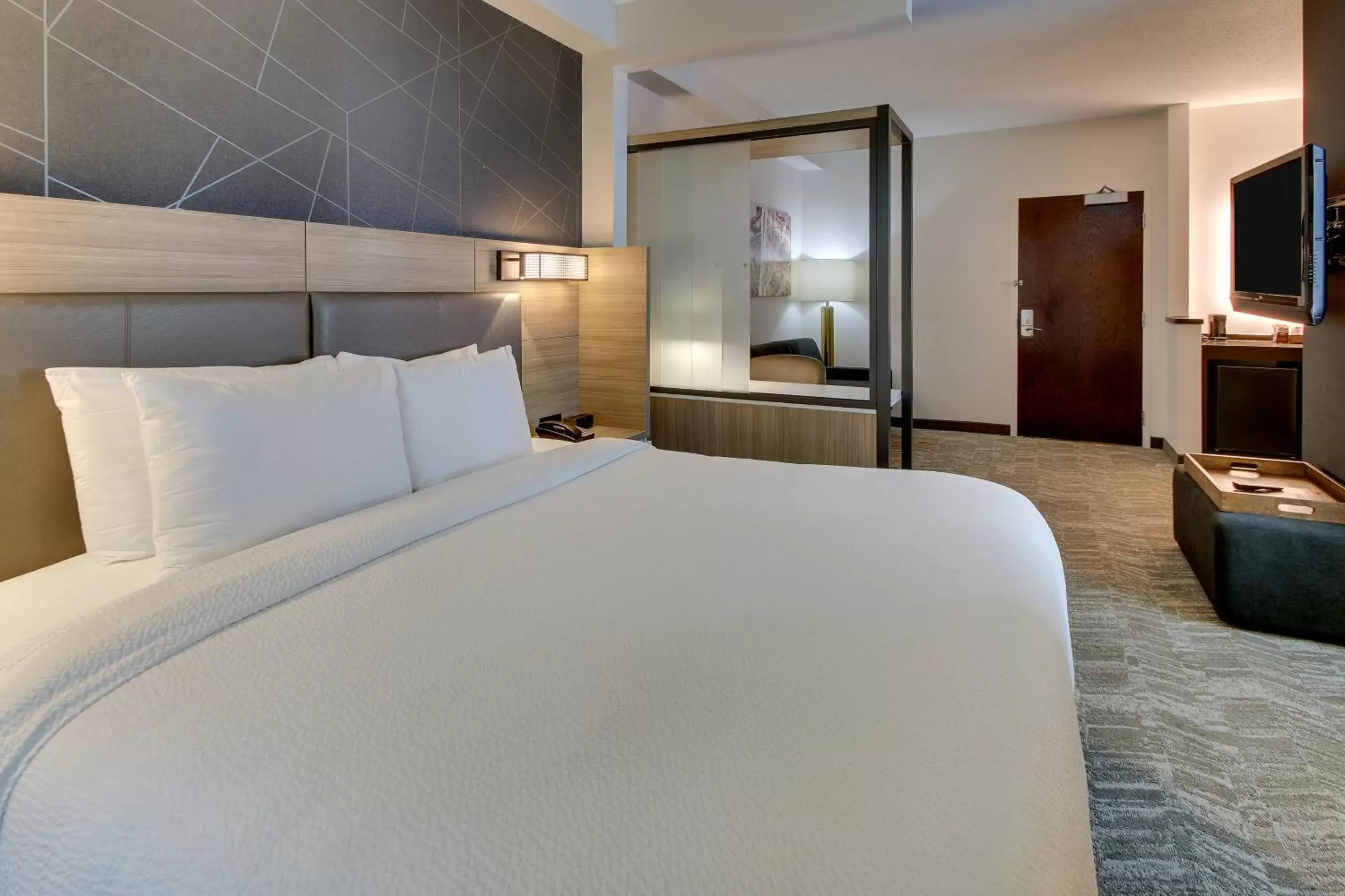 Bedroom, Bed in SpringHill Suites by Marriott Birmingham Downtown at UAB