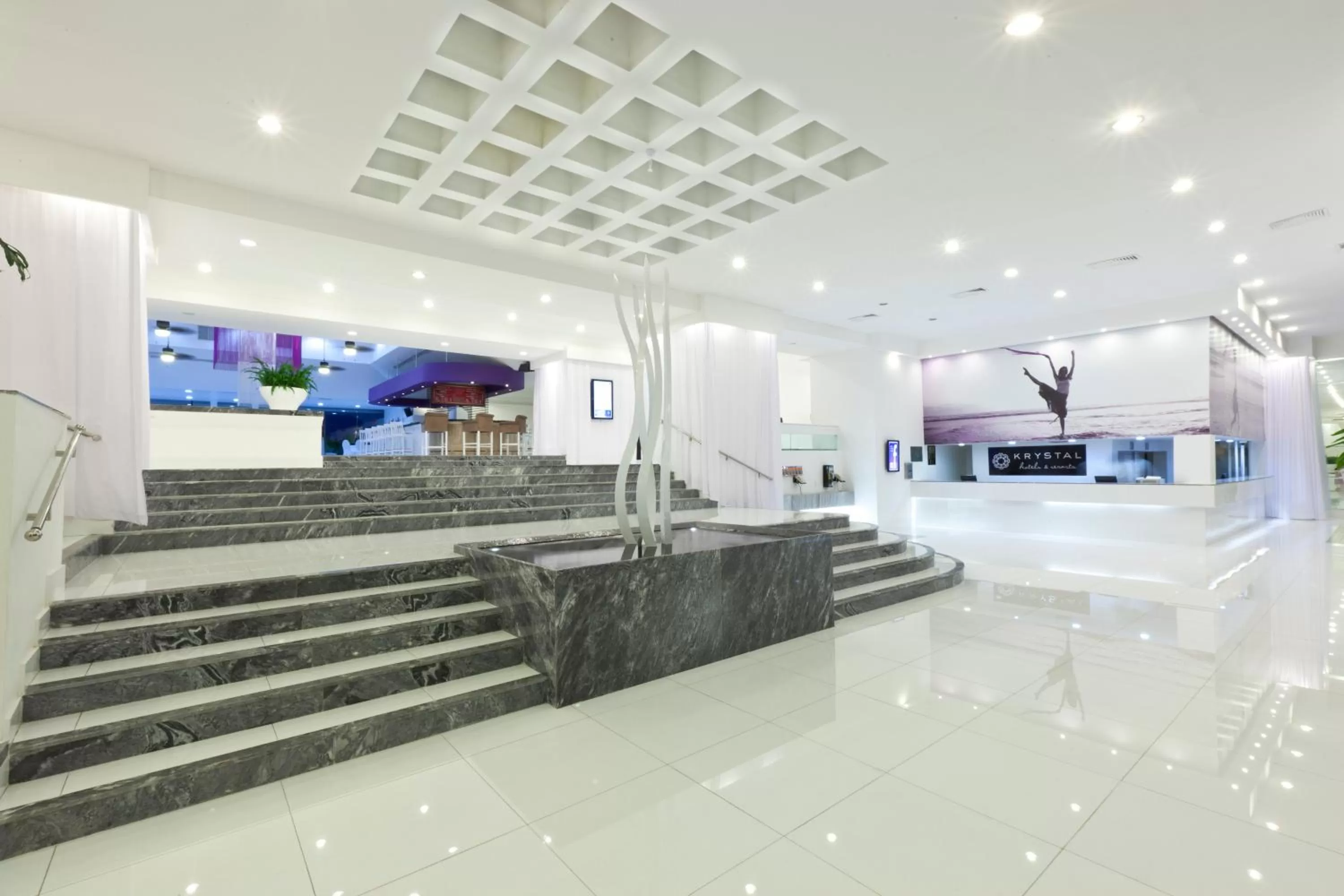 Lobby or reception in Krystal Cancun