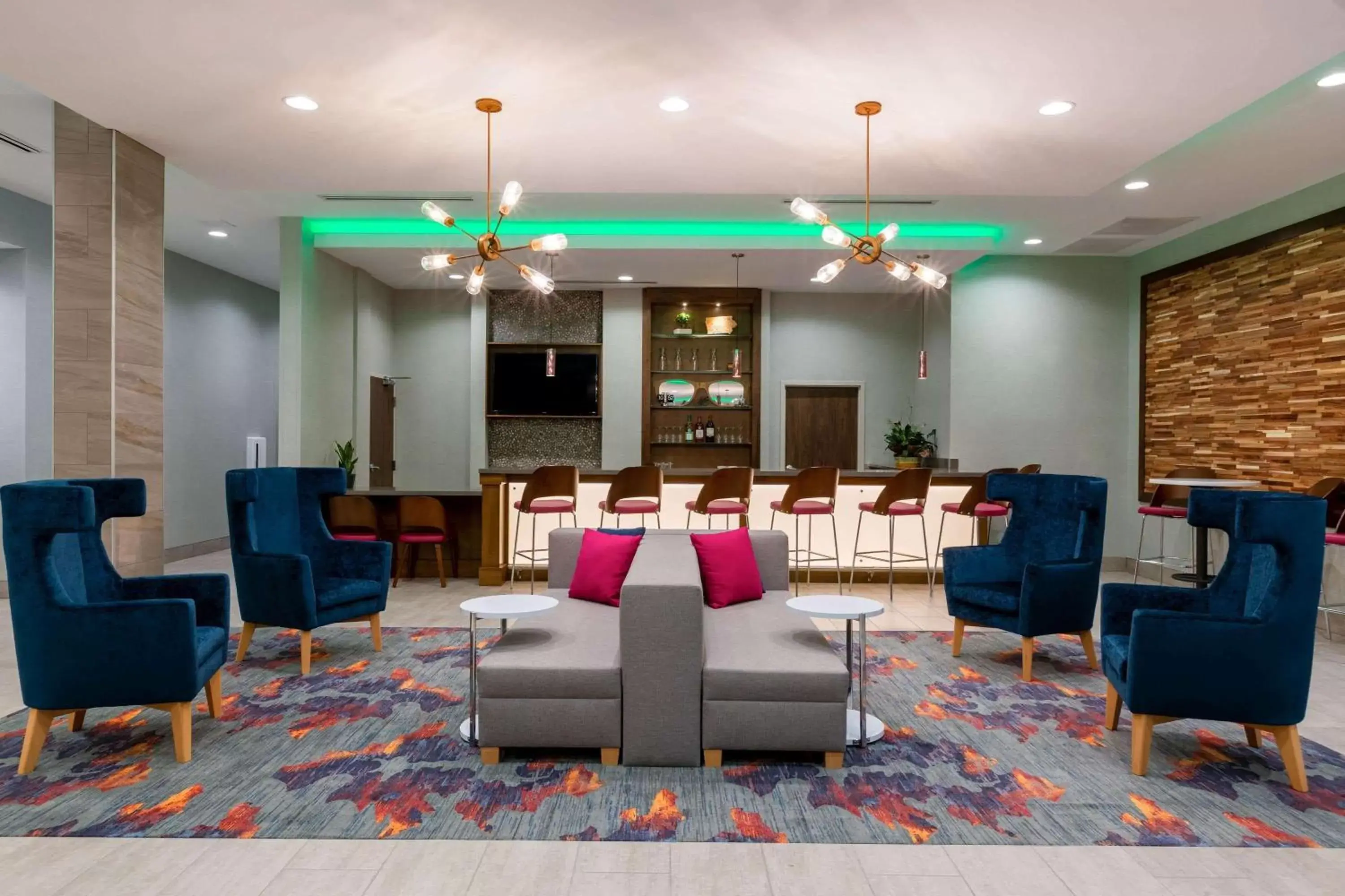 Lobby or reception in La Quinta by Wyndham Altoona Des Moines Lobby or reception in La Quinta by Wyndham Altoona Des Moines
