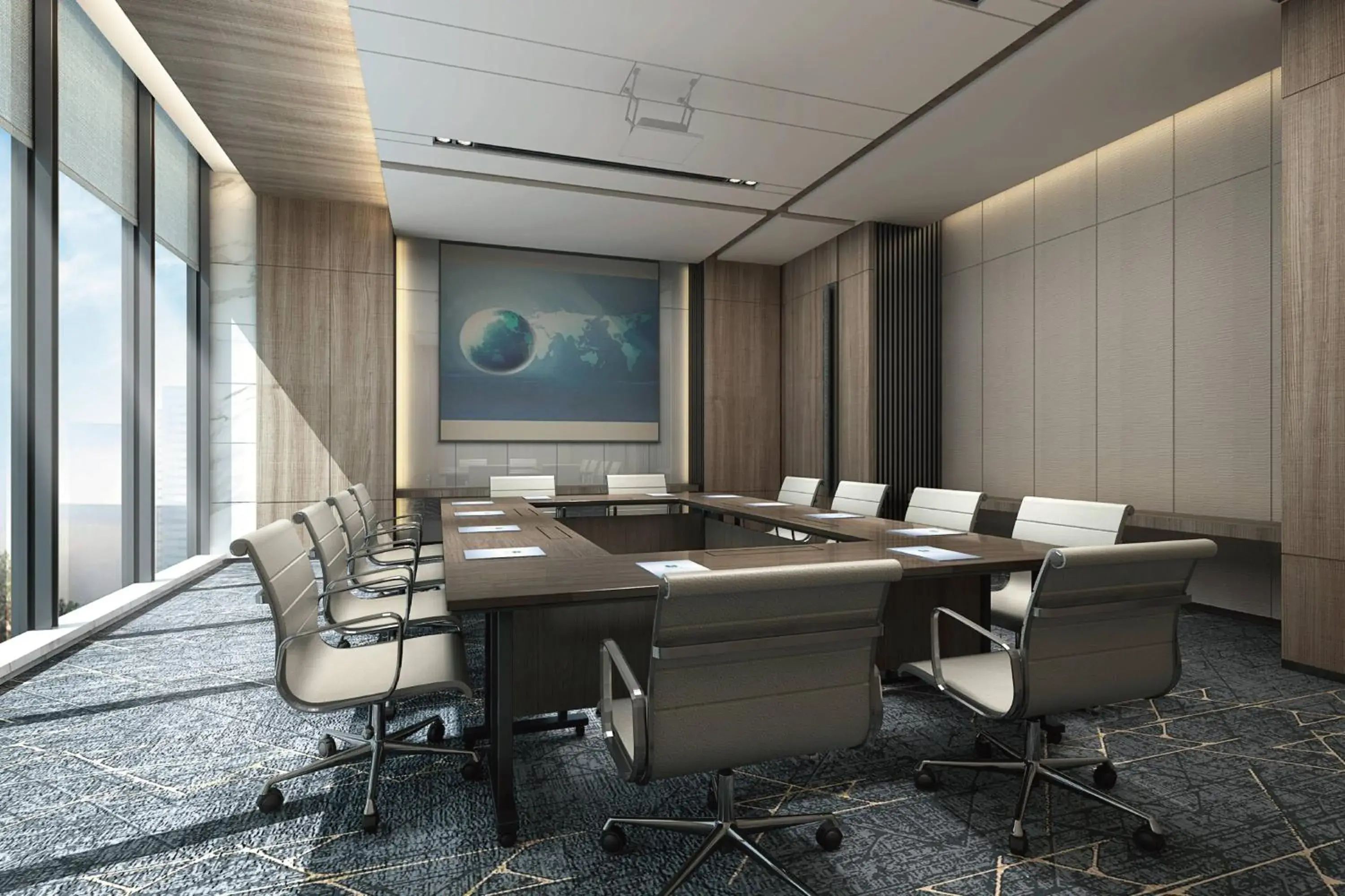 Meeting/conference room in Wuhan Marriott Hotel Hankou