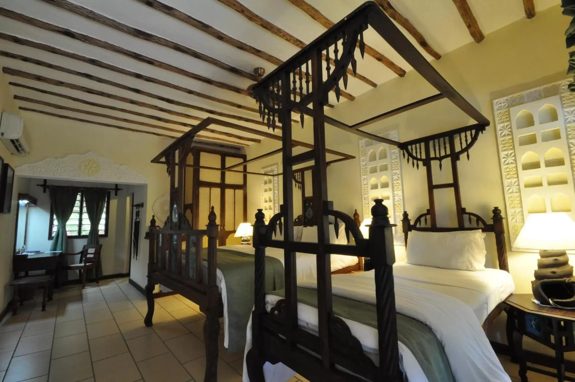 Bed in Kilifi Bay Beach Resort