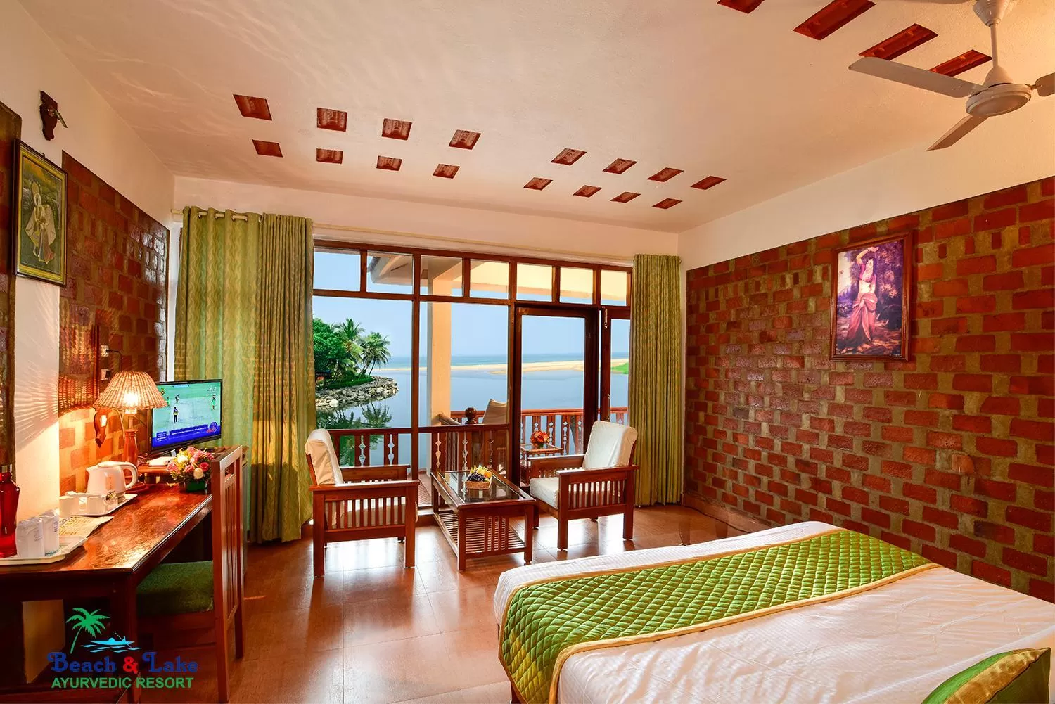 Photo of the whole room, Bed in Beach and Lake Ayurvedic Resort, Kovalam