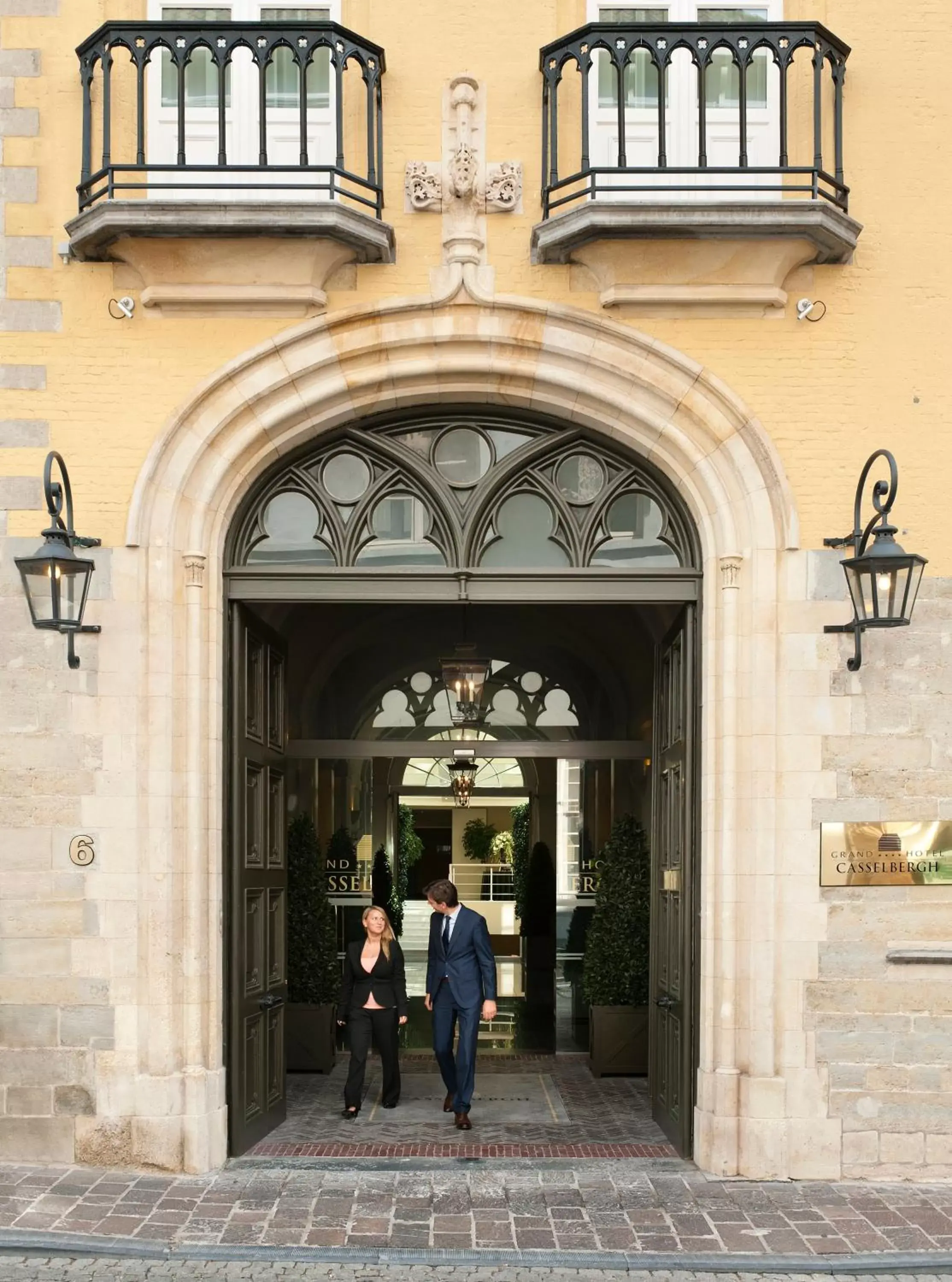 Facade/entrance in Grand Hotel Casselbergh Brugge