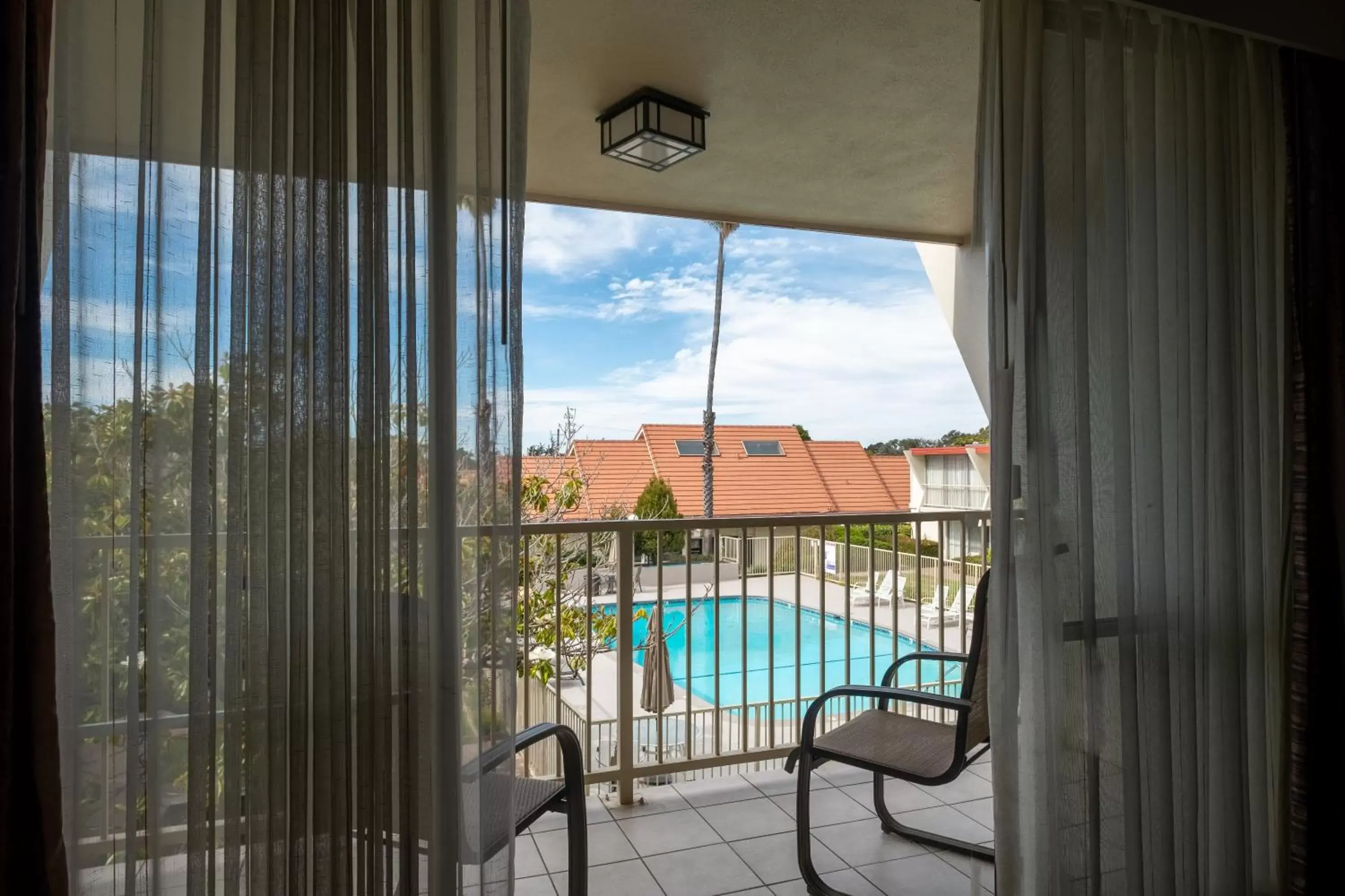 Swimming pool in Travelodge by Wyndham Monterey Bay Swimming pool in Travelodge by Wyndham Monterey Bay