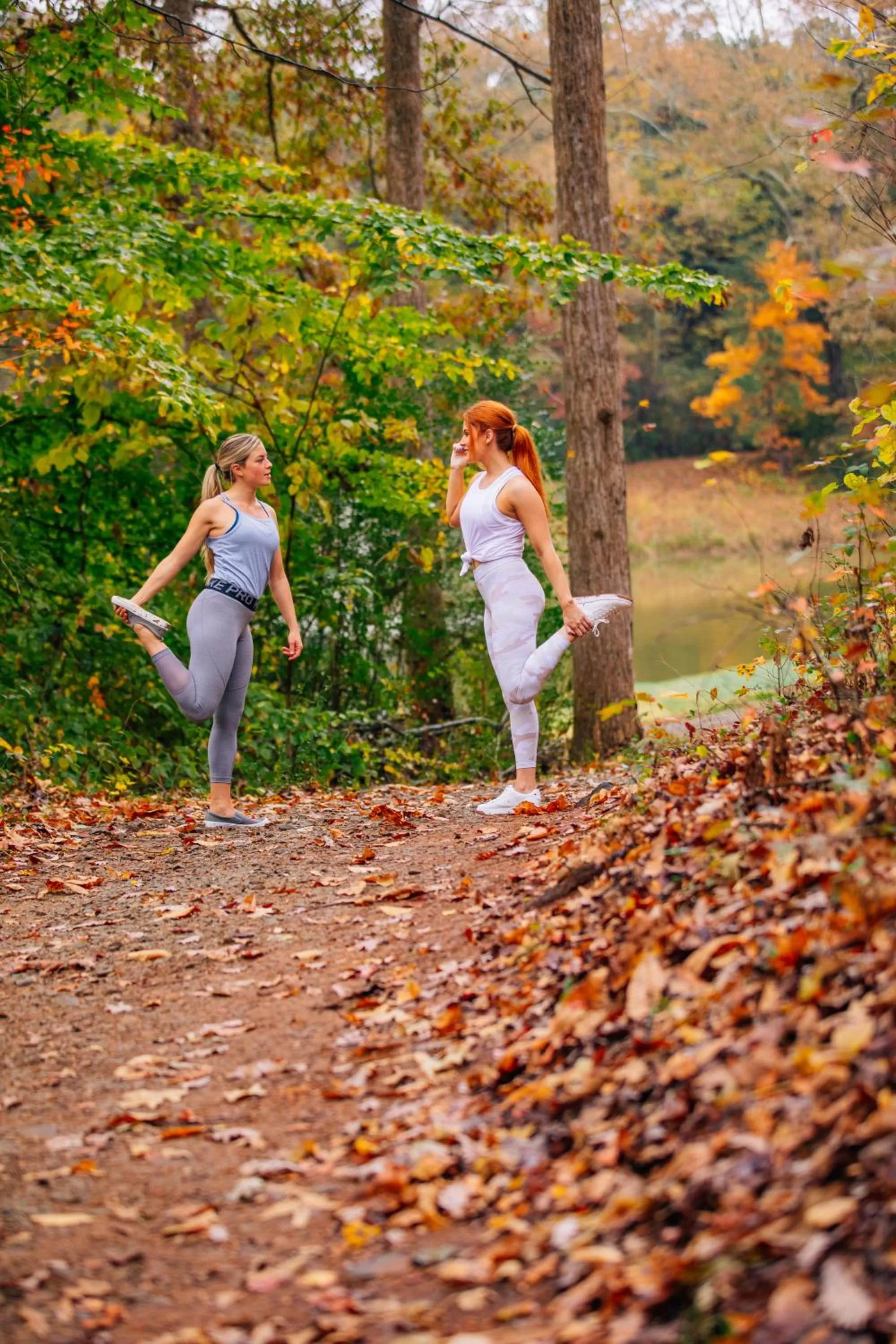 Hiking in Chateau Elan Winery