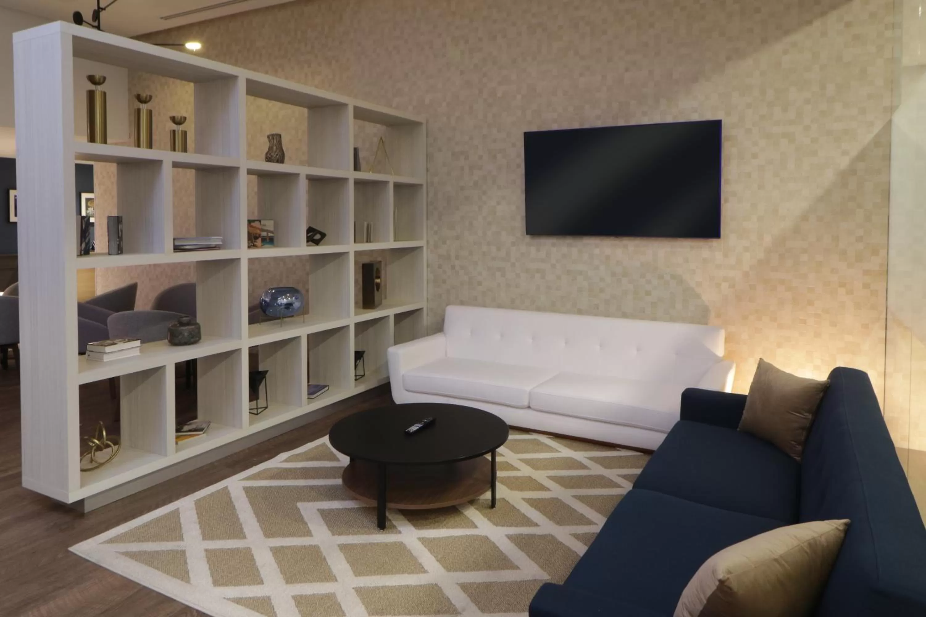 Communal lounge/ TV room in Culiacan Marriott Hotel