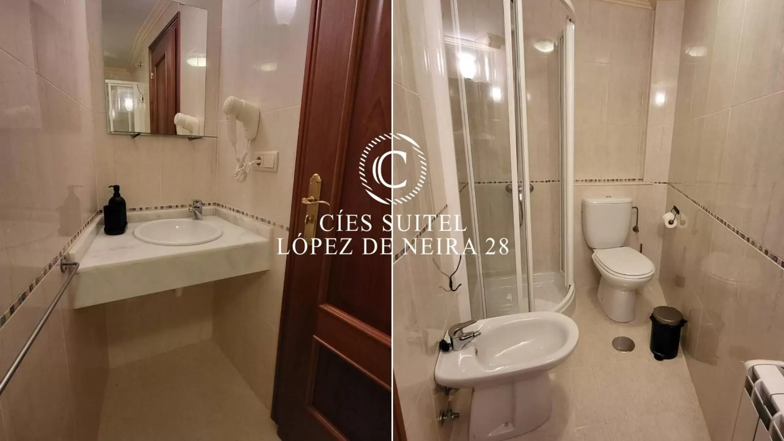 Shower, Bathroom in Cies Suitel Lopez de Neira 28