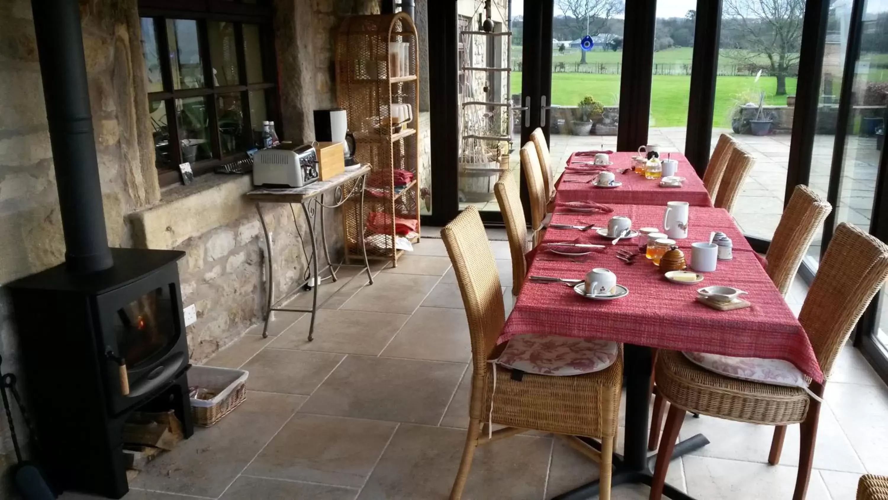 Dining area, Restaurant/Places to Eat in Green Bank Farmhouse