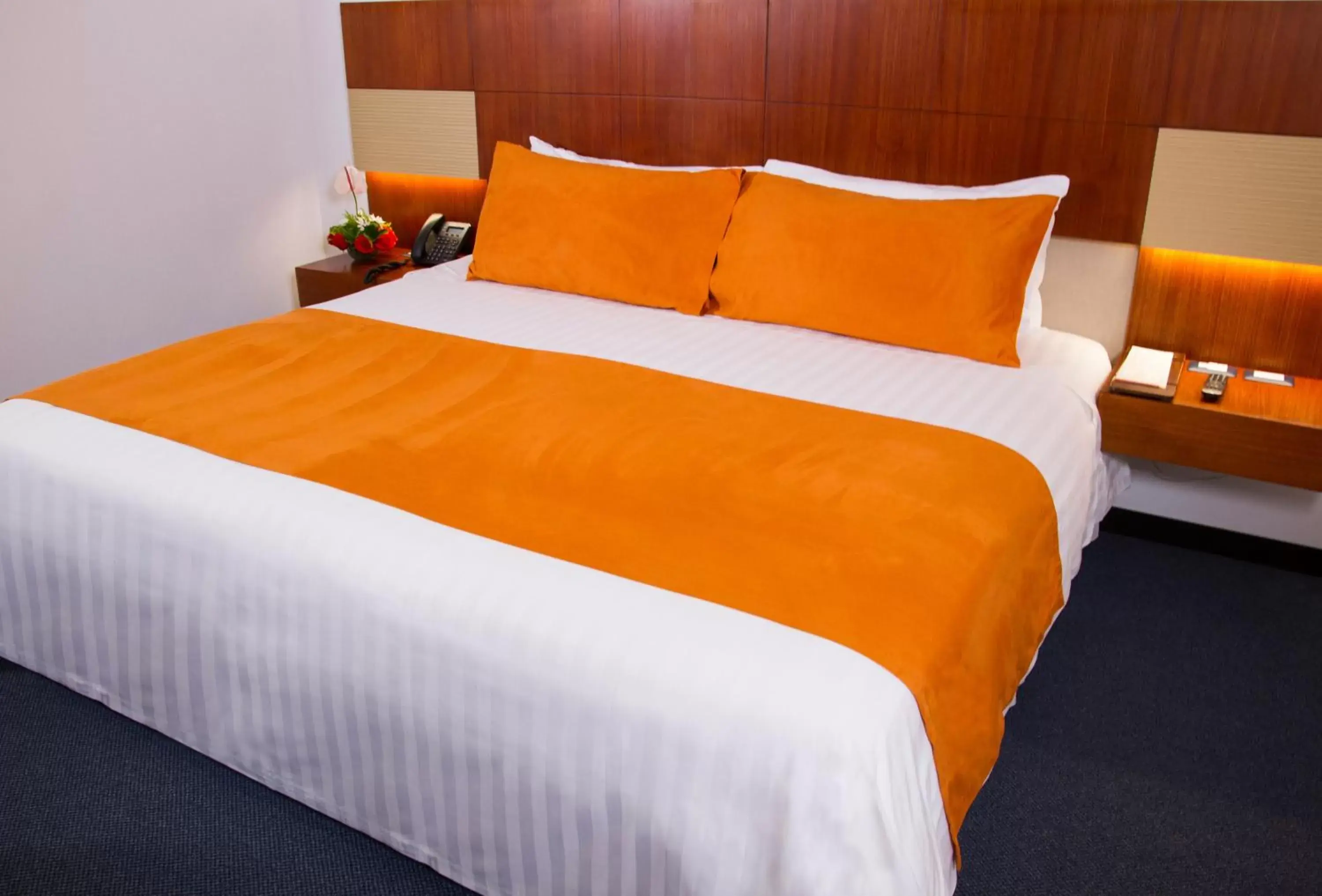 Bed in Hotel Finlandia