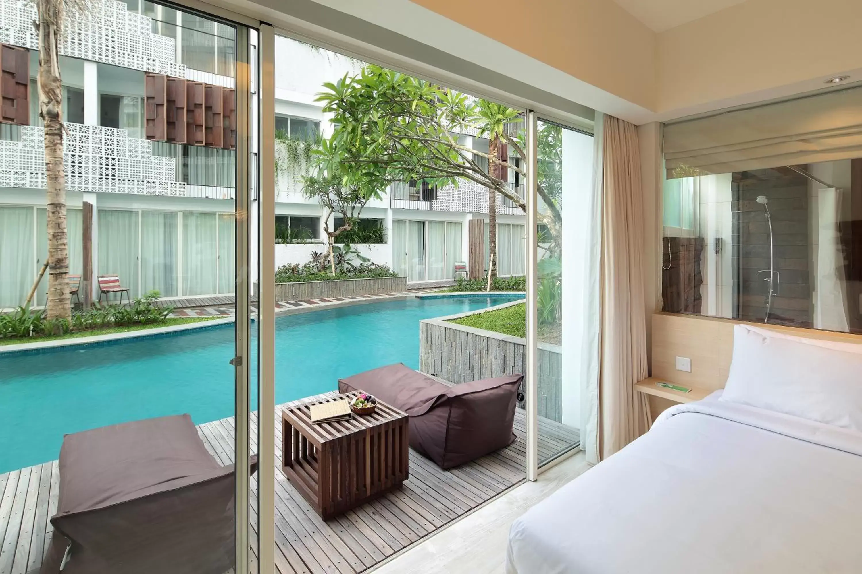 Balcony/Terrace, Swimming Pool in The Akmani Legian