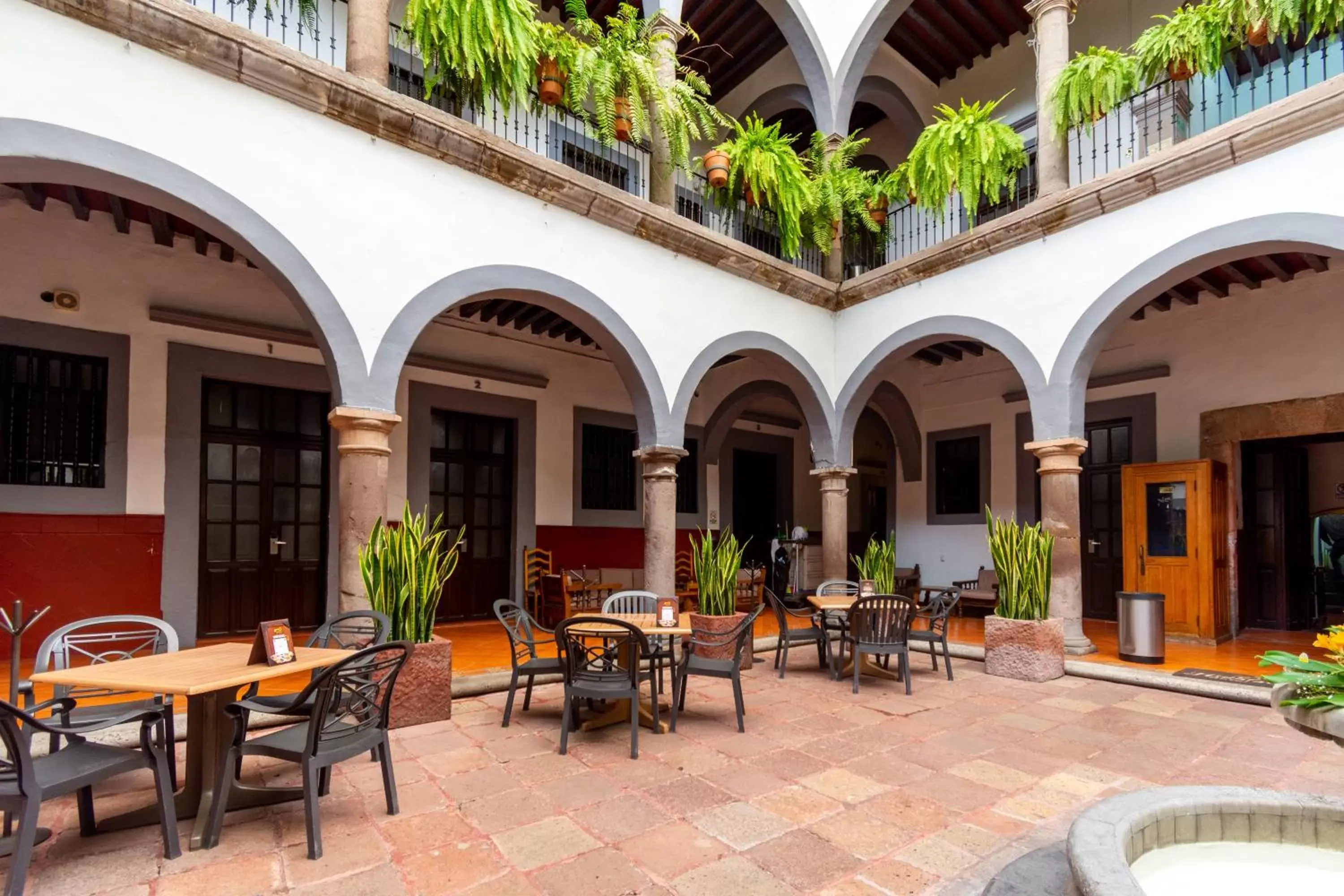 Patio in Hotel Hidalgo